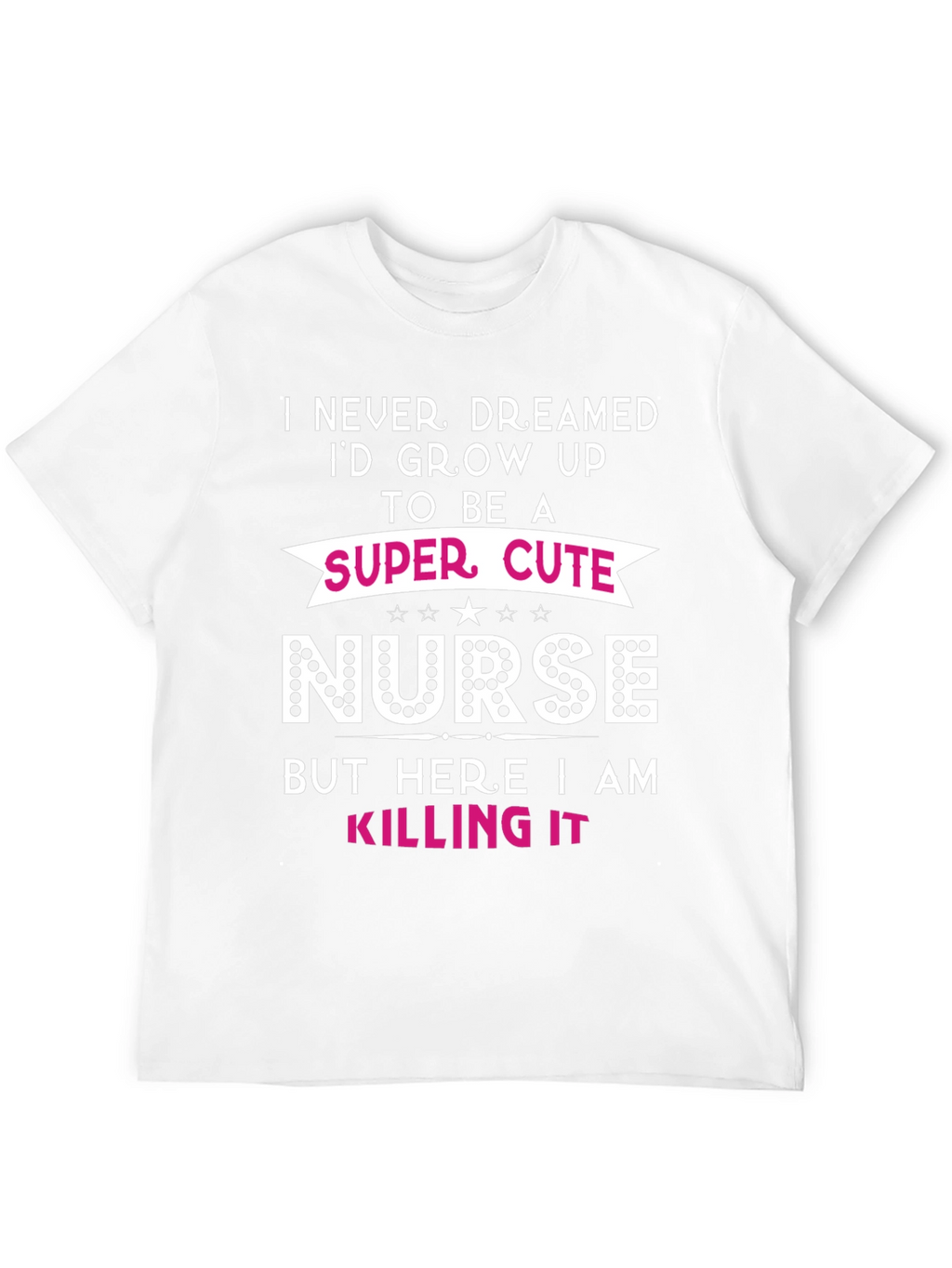 Super Cute Nurse Graphic T-Shirt