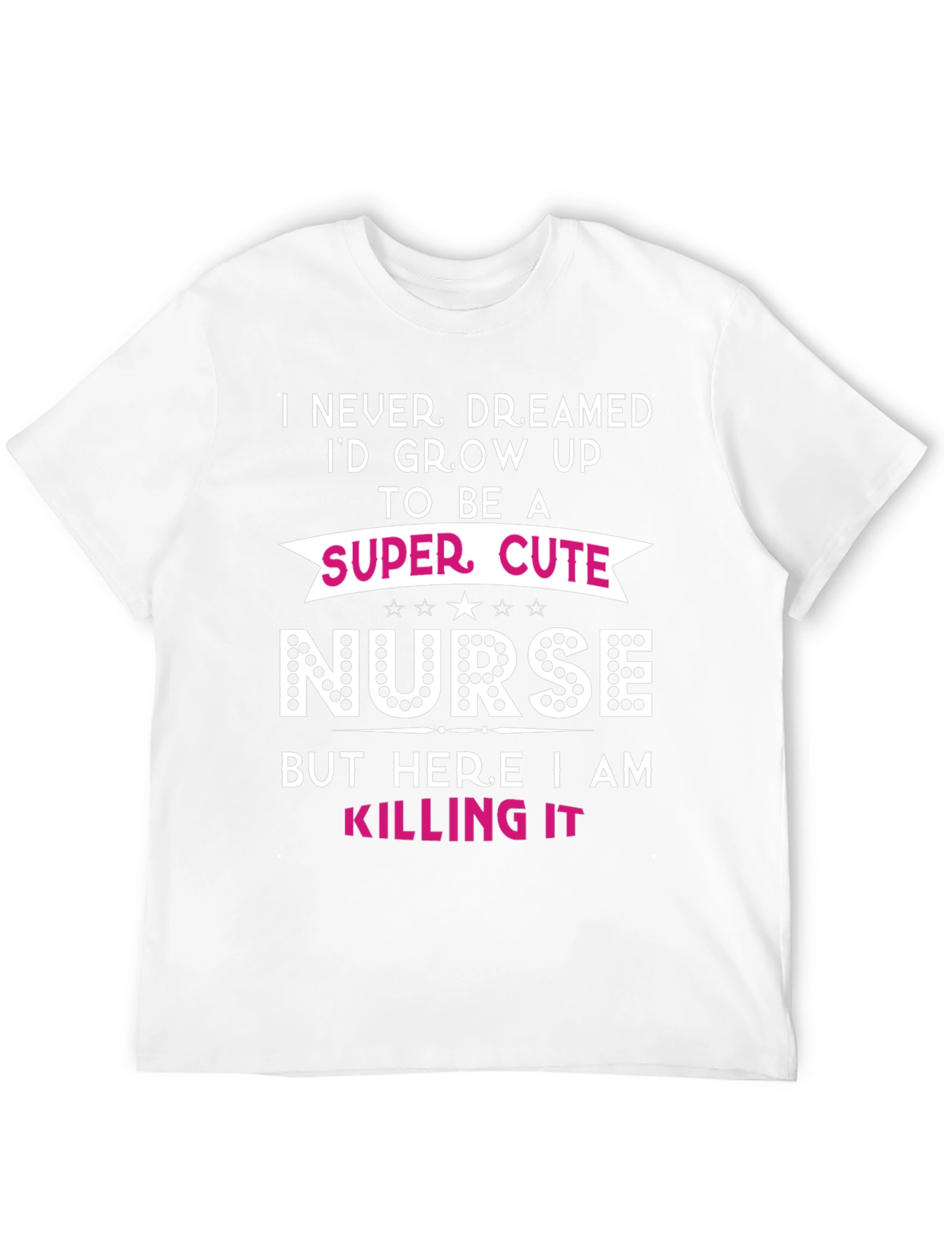 Super Cute Nurse Graphic T-Shirt