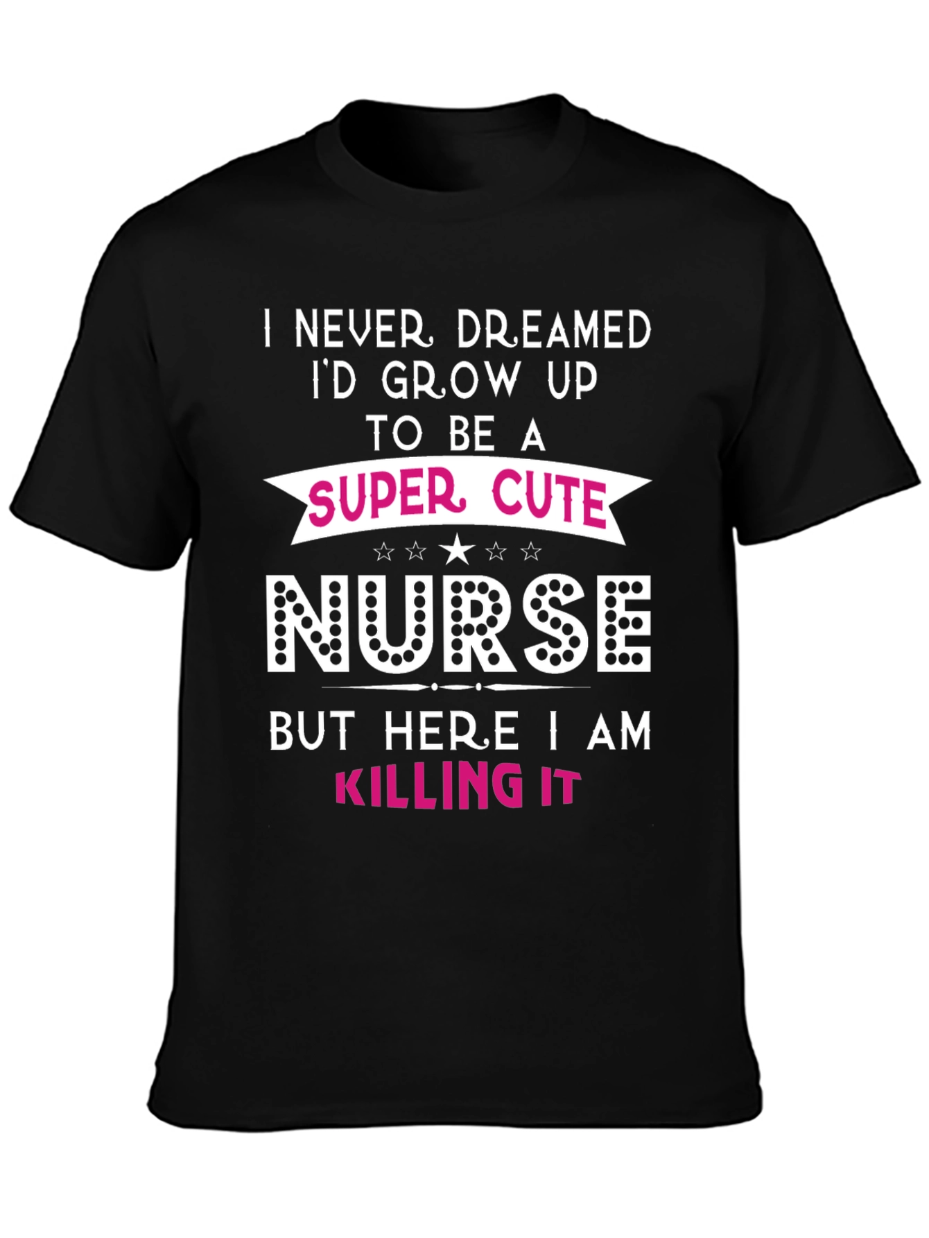Super Cute Nurse Graphic T-Shirt