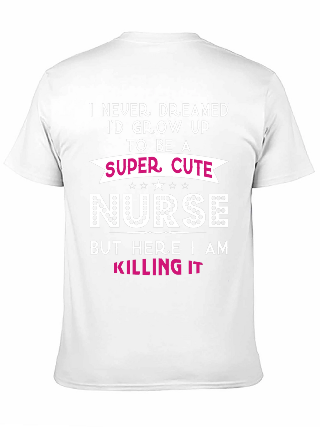 Super Cute Nurse Graphic T-Shirt