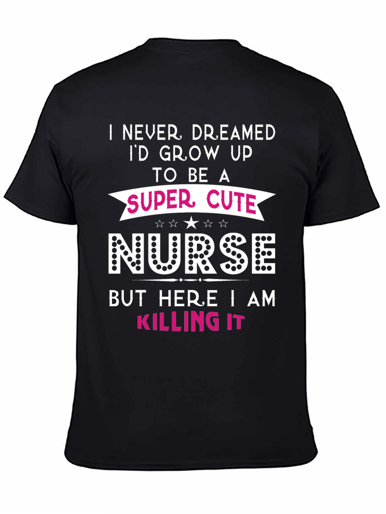 Super Cute Nurse Graphic T-Shirt