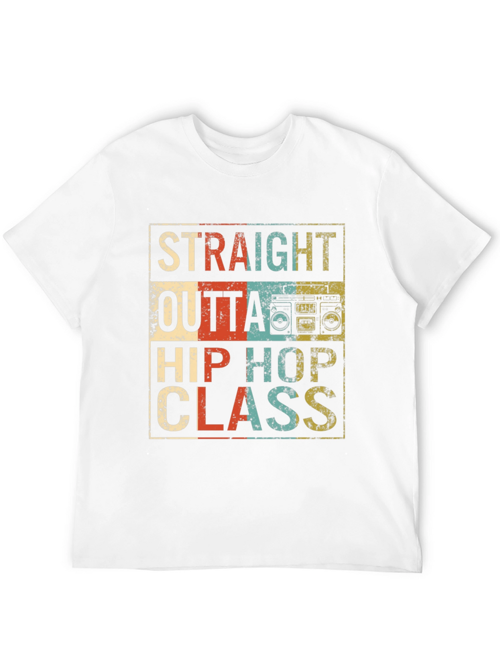 Straight Outta Hip Hop Class Retro T-Shirt