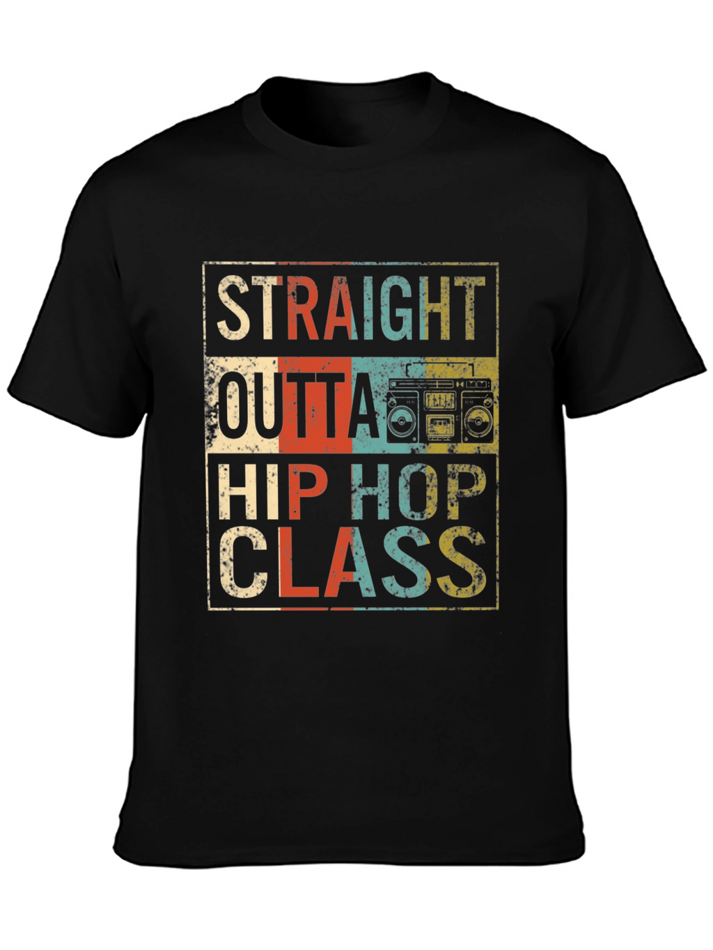 Straight Outta Hip Hop Class Retro T-Shirt