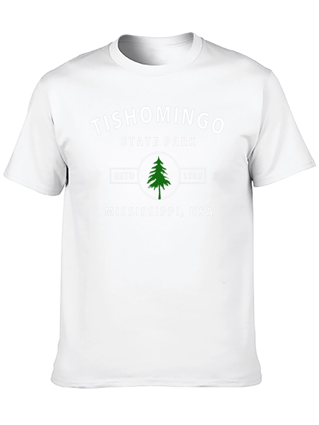 Tishomingo State Park Black Graphic T-Shirt