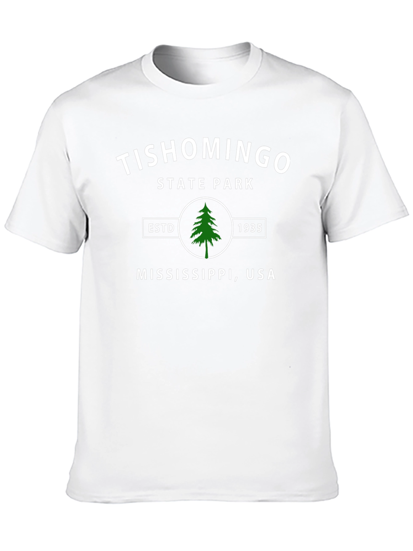 Tishomingo State Park Black Graphic T-Shirt