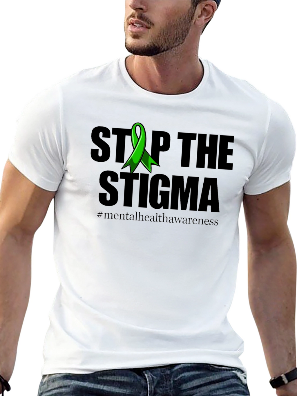 Stop the Stigma Mental Health Awareness T-Shirt