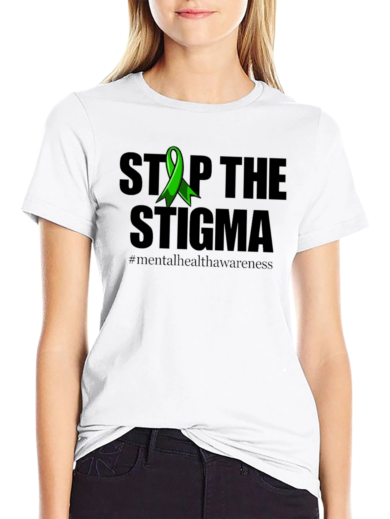 Stop the Stigma Mental Health Awareness T-Shirt