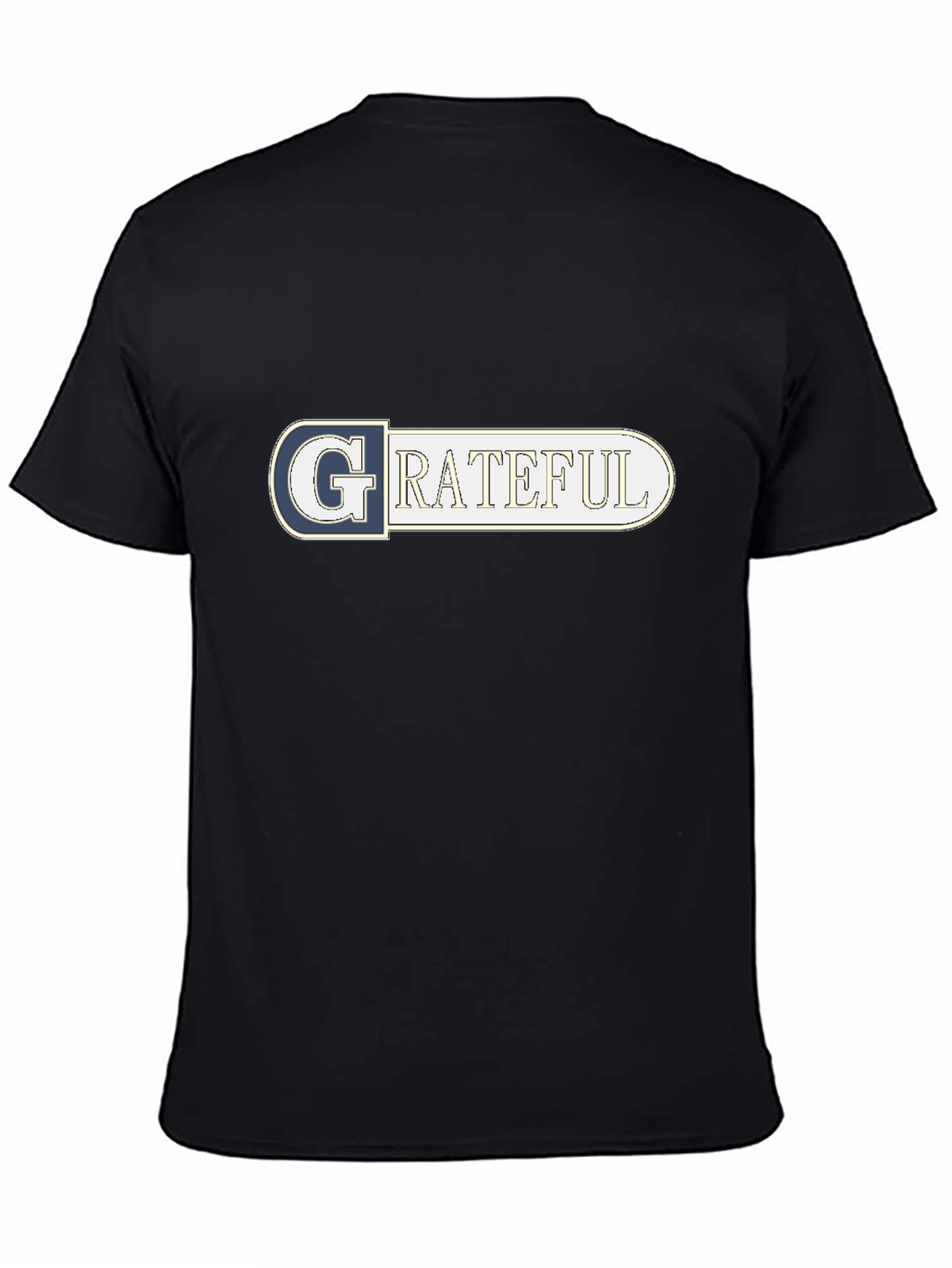 Grateful Graphic Tee - Soft Cotton Black T-Shirt