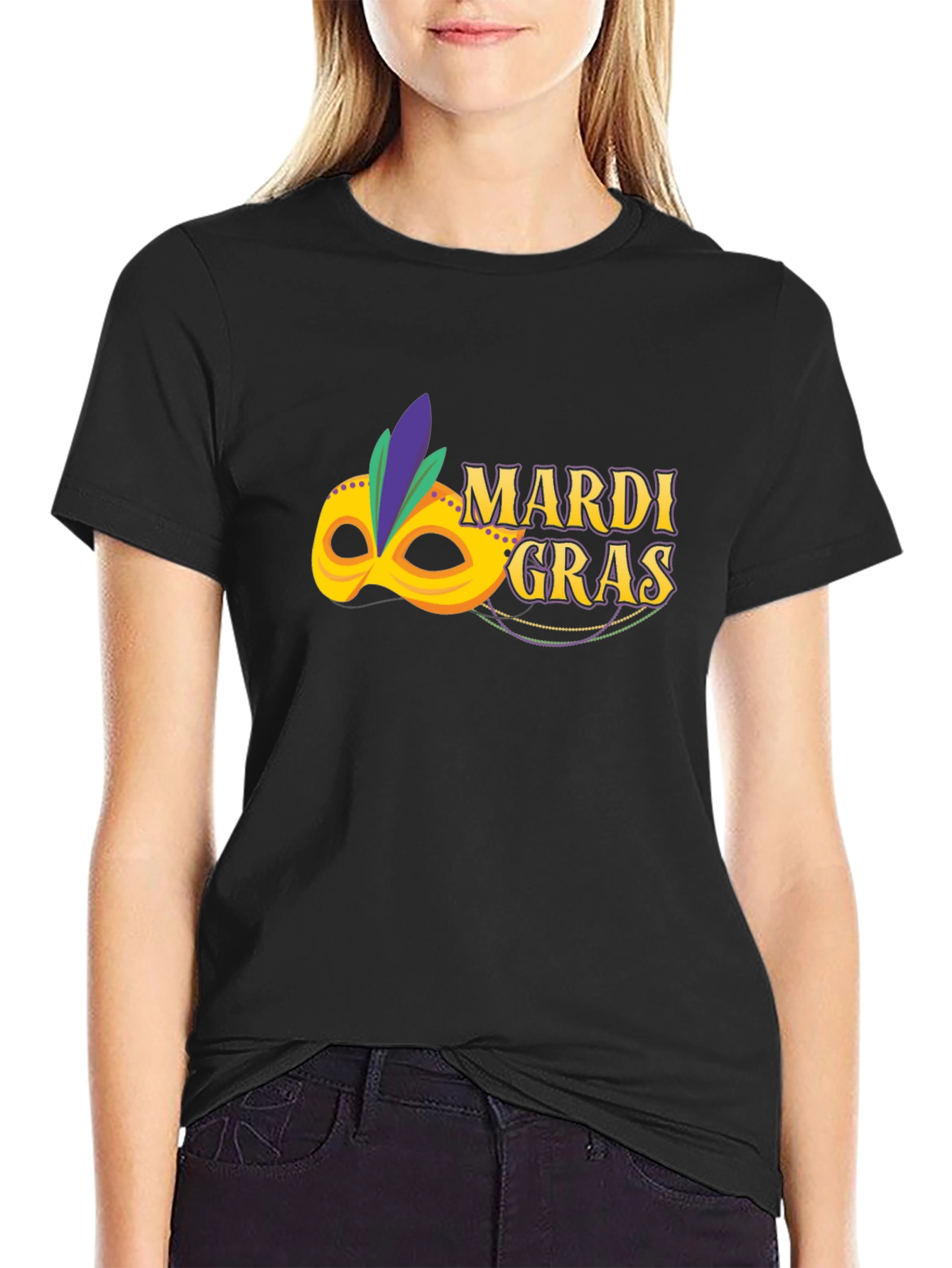 Mardi Gras Mask T-Shirt
