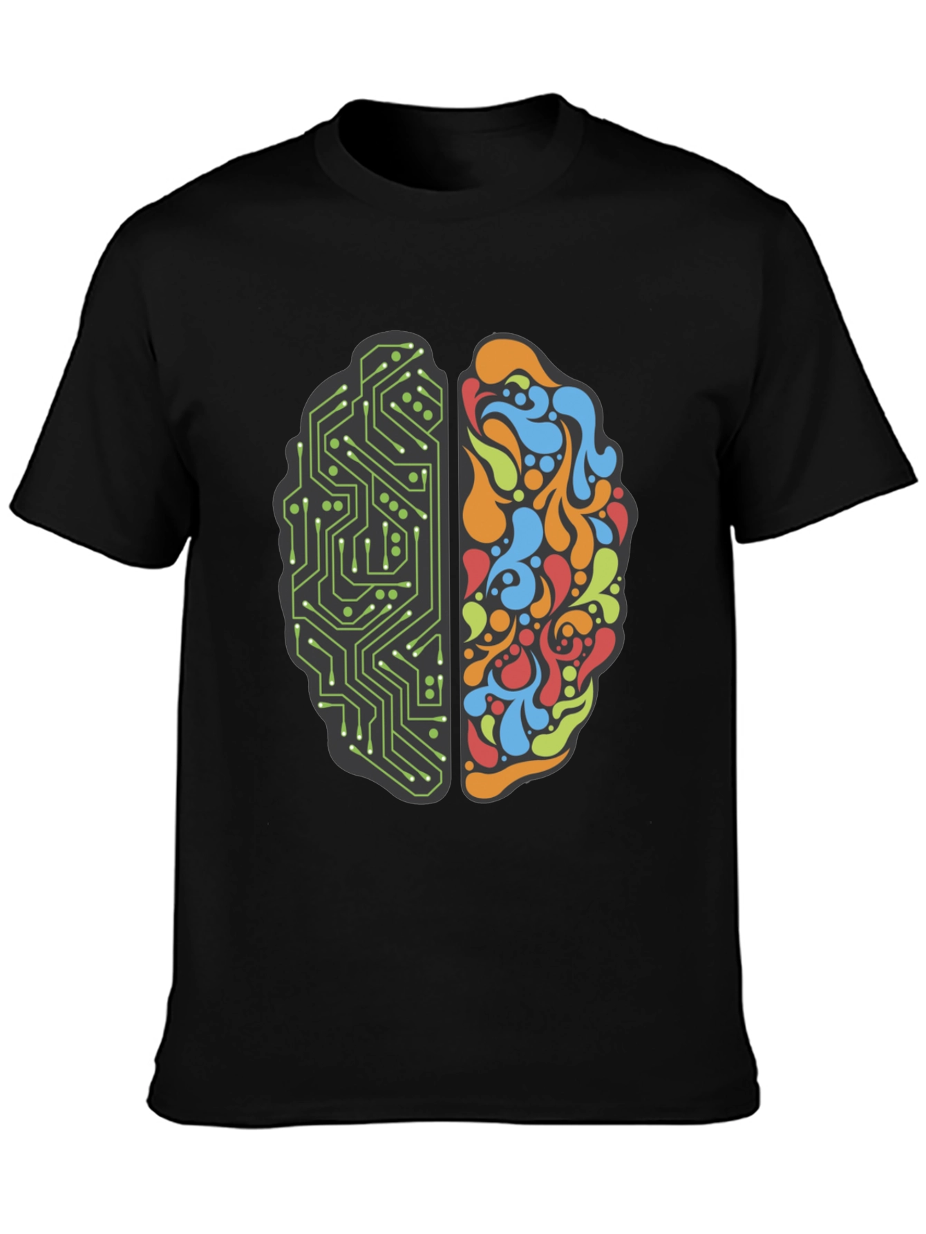 Brain Circuit T-Shirt - Logic & Creativity
