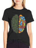 Brain Circuit T-Shirt - Logic & Creativity