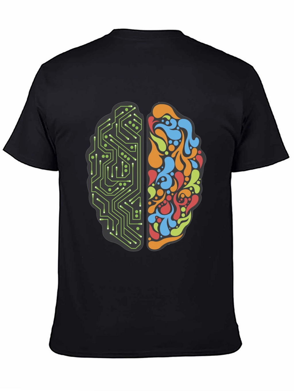 Brain Circuit T-Shirt - Logic & Creativity