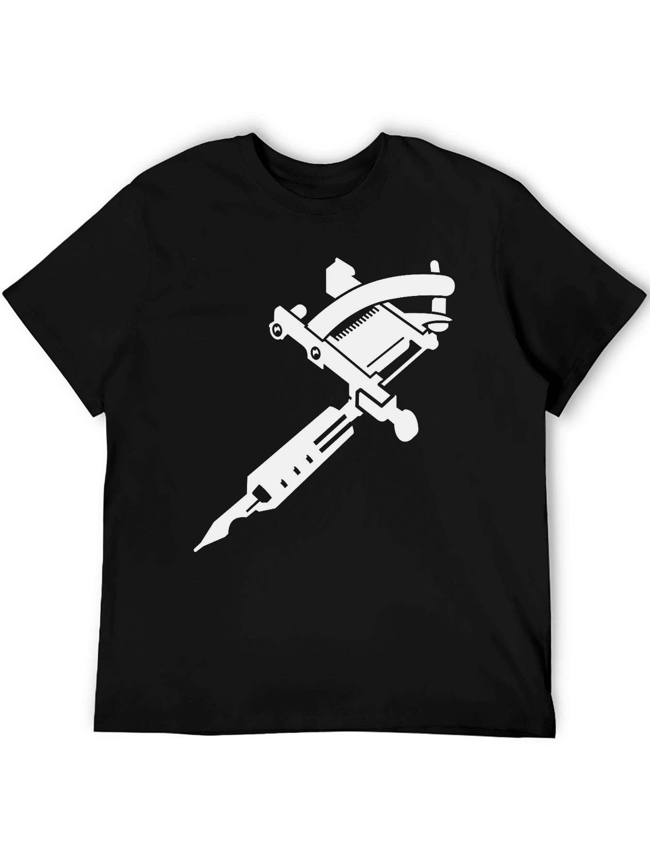 Black Tattoo Machine Graphic T-Shirt
