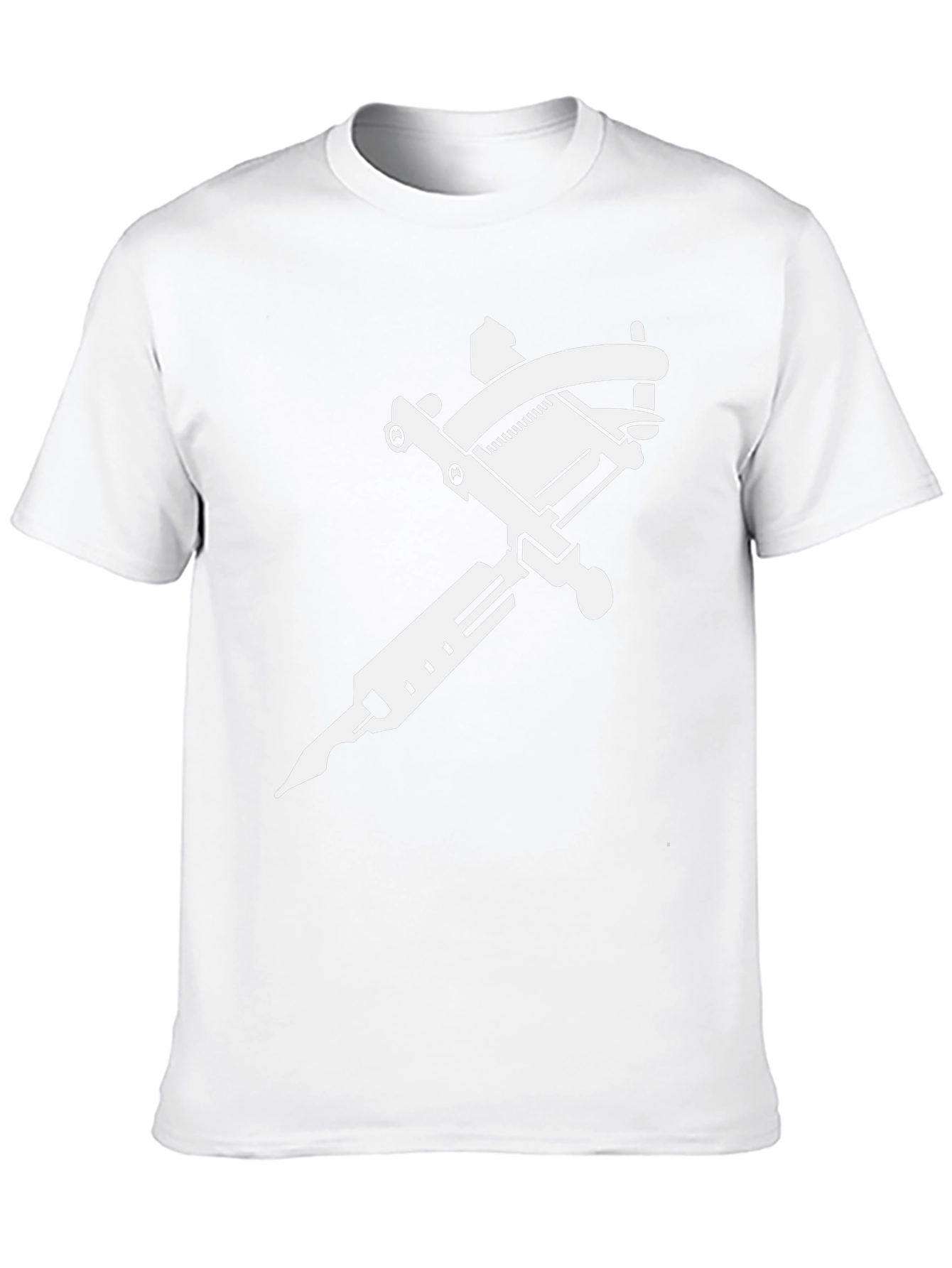 Black Tattoo Machine Graphic T-Shirt