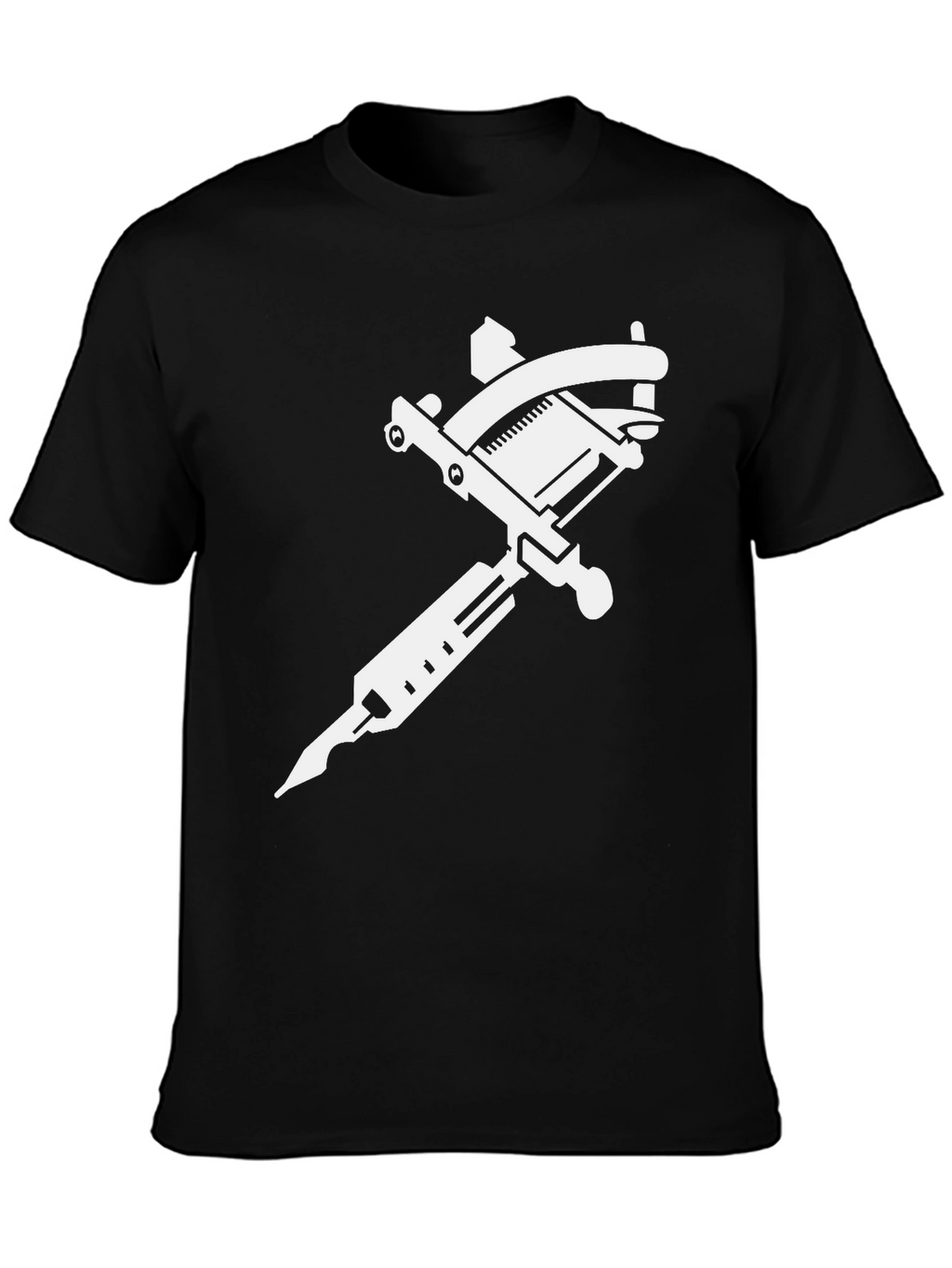 Black Tattoo Machine Graphic T-Shirt