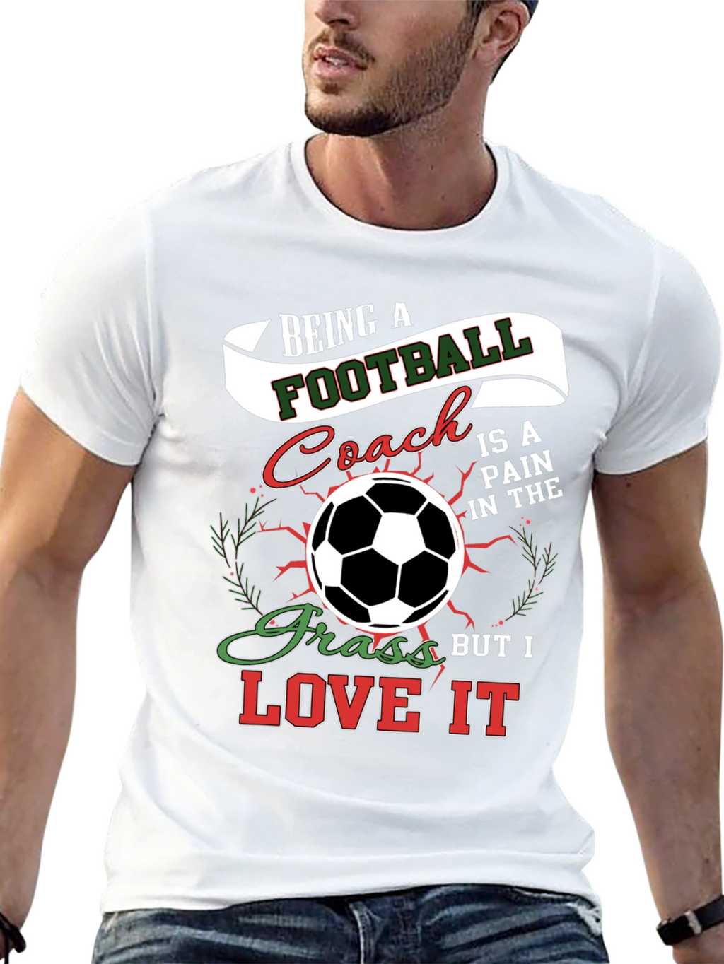 Football Coach T-Shirt - Love the Game!