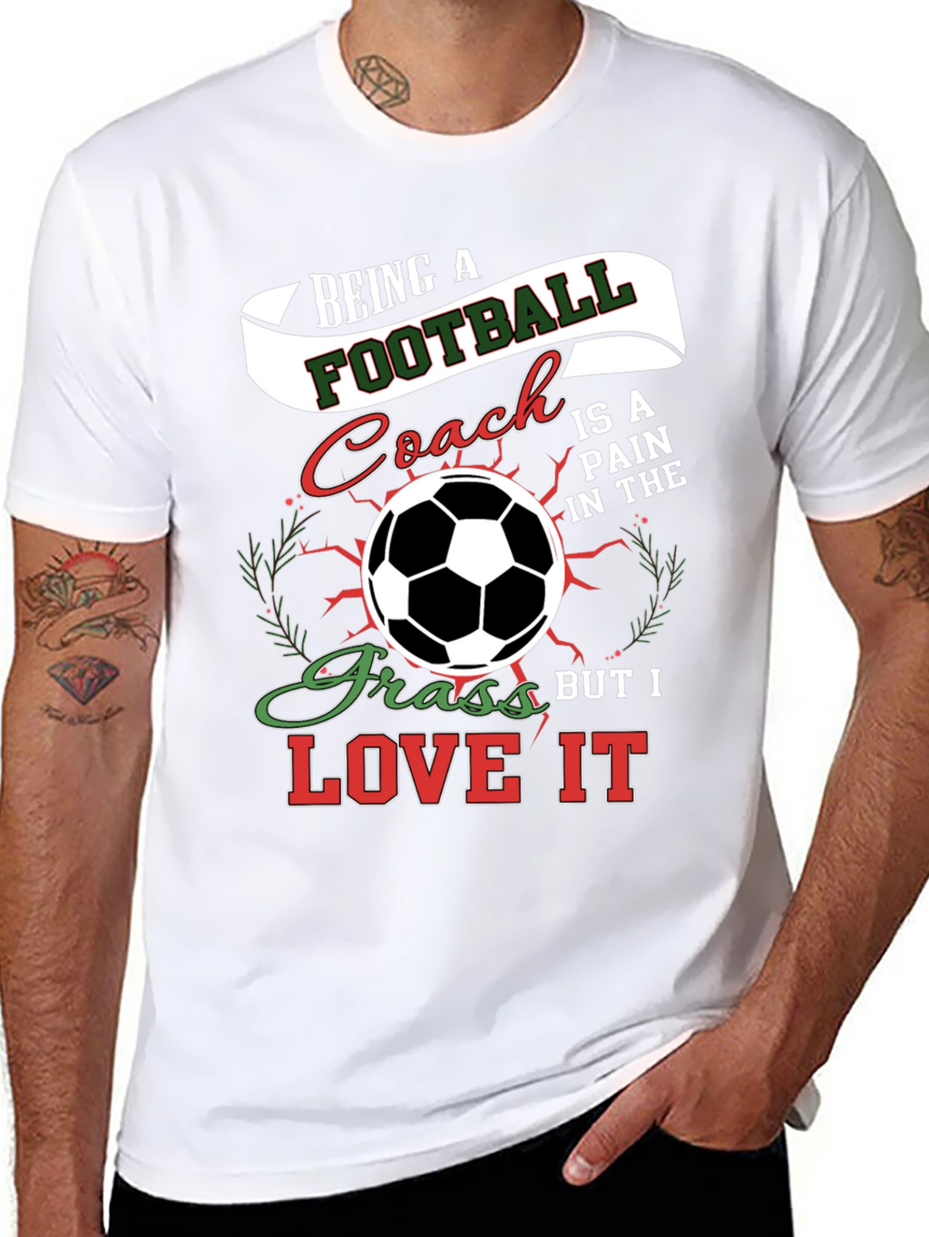 Football Coach T-Shirt - Love the Game!