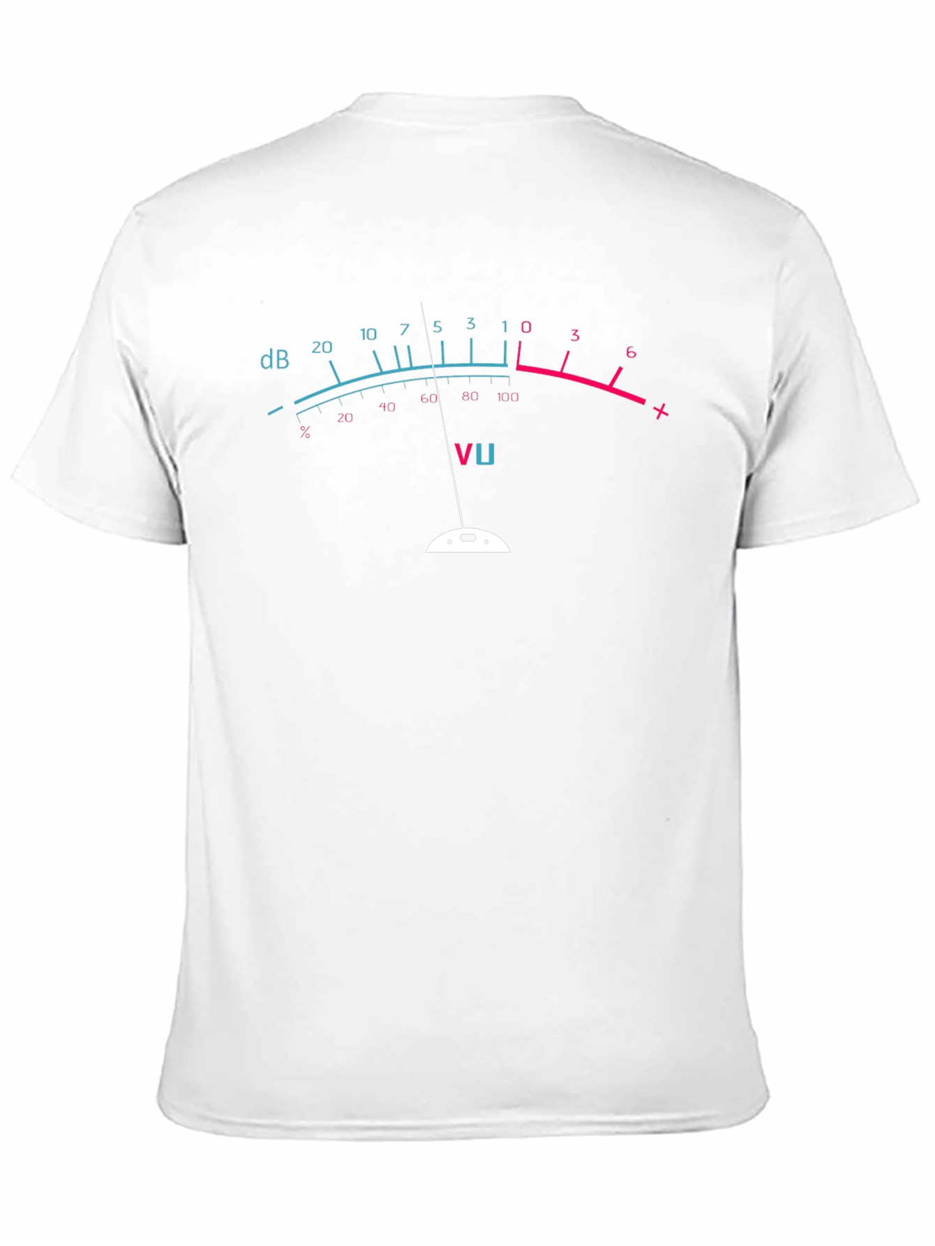 VU Meter Graphic Tee - Musicians Novelty T-Shirt