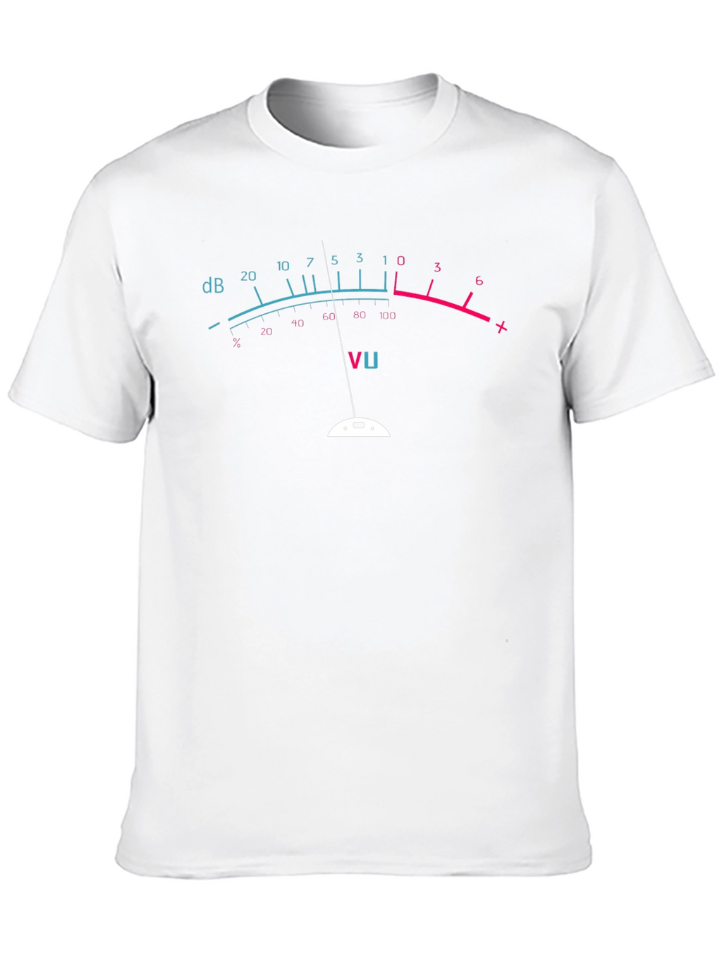 VU Meter Graphic Tee - Musicians Novelty T-Shirt