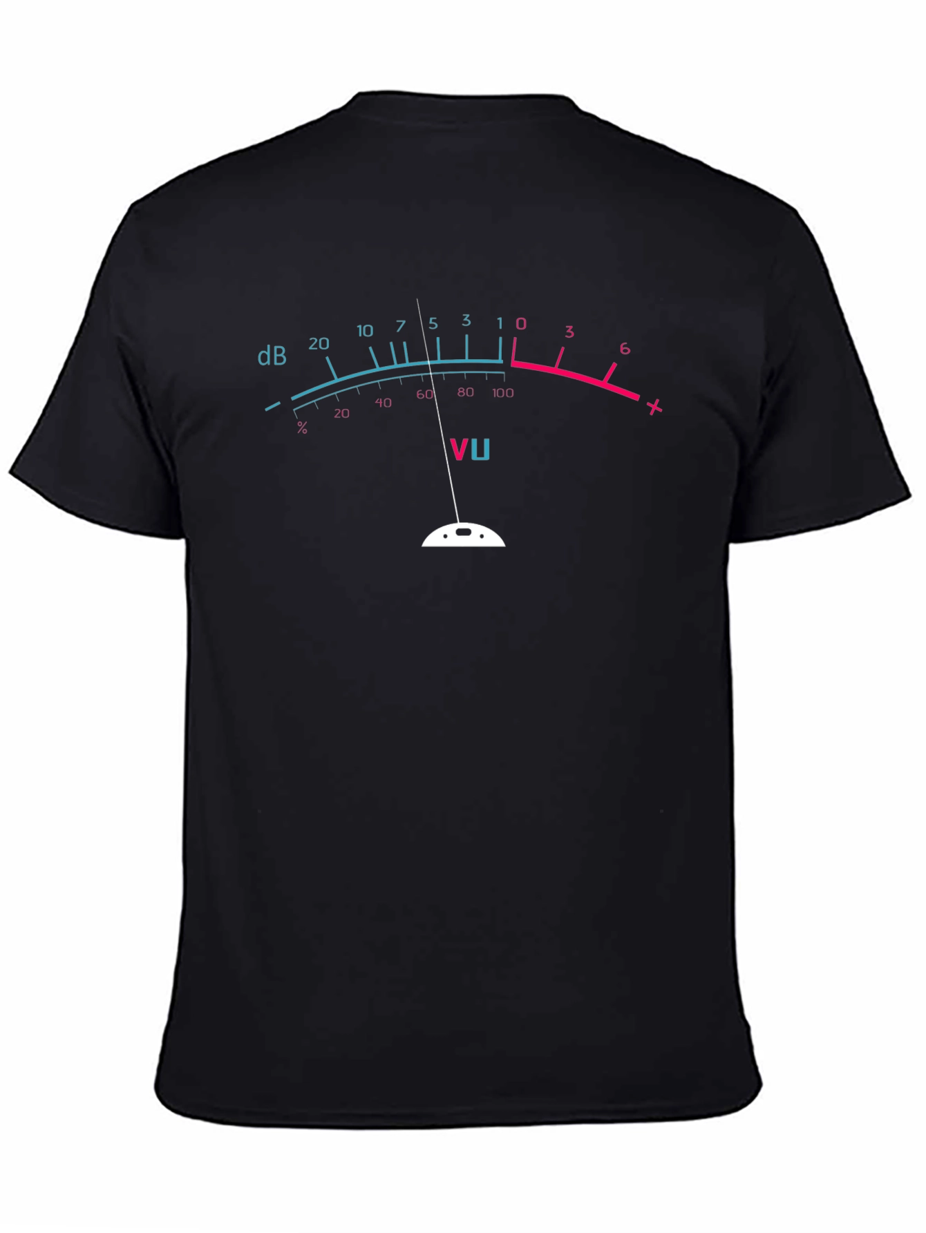 VU Meter Graphic Tee - Musicians Novelty T-Shirt