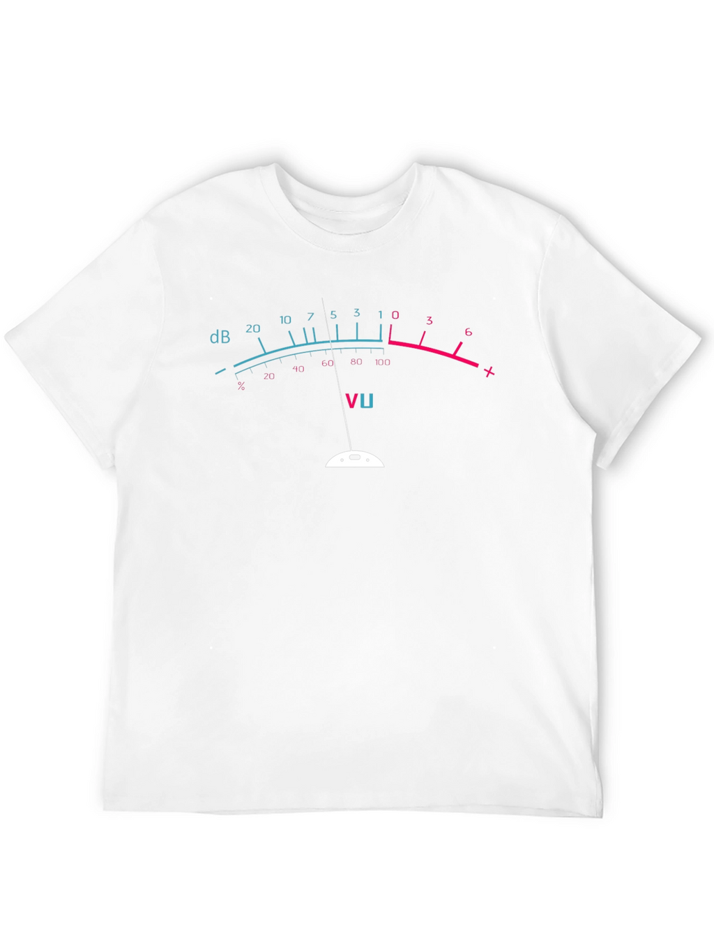 VU Meter Graphic Tee - Musicians Novelty T-Shirt