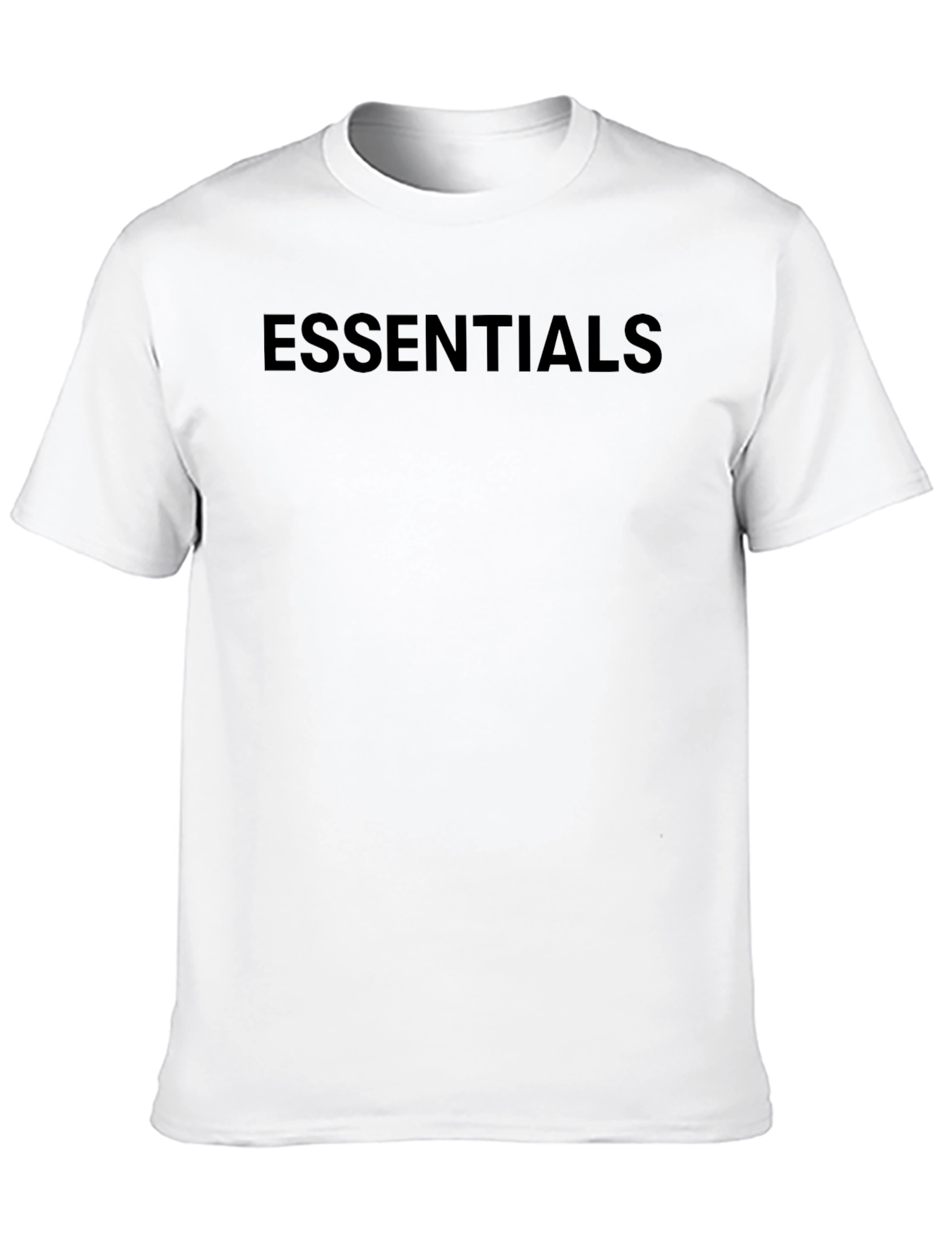 Essentials Black Crew Neck T-Shirt