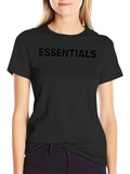 Essentials Black Crew Neck T-Shirt