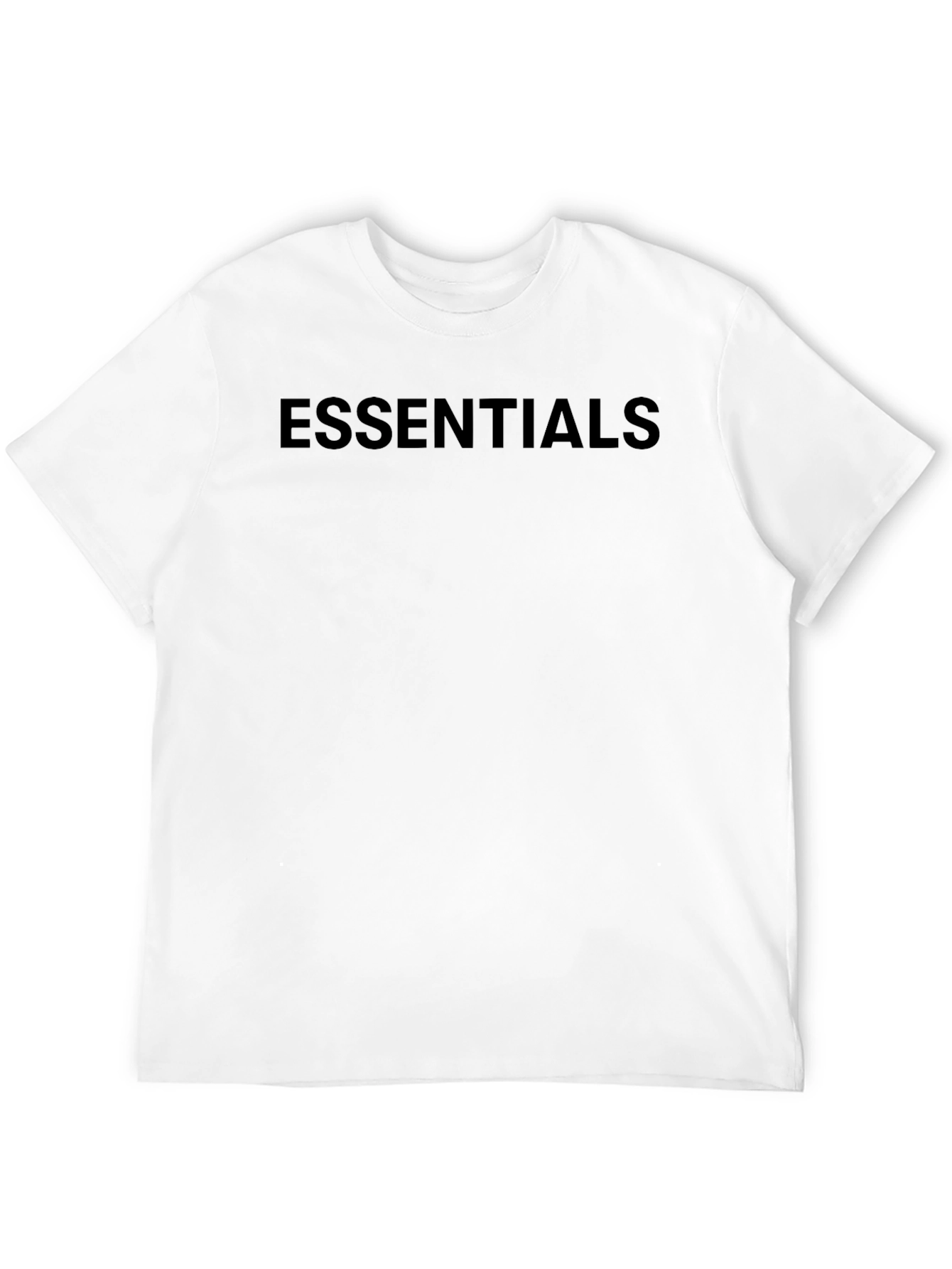 Essentials Black Crew Neck T-Shirt