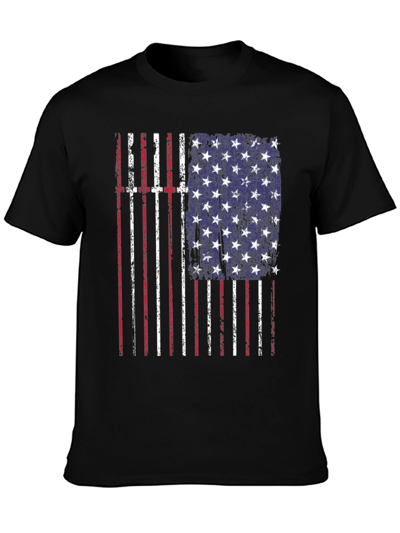 American Flag Distressed T-Shirt