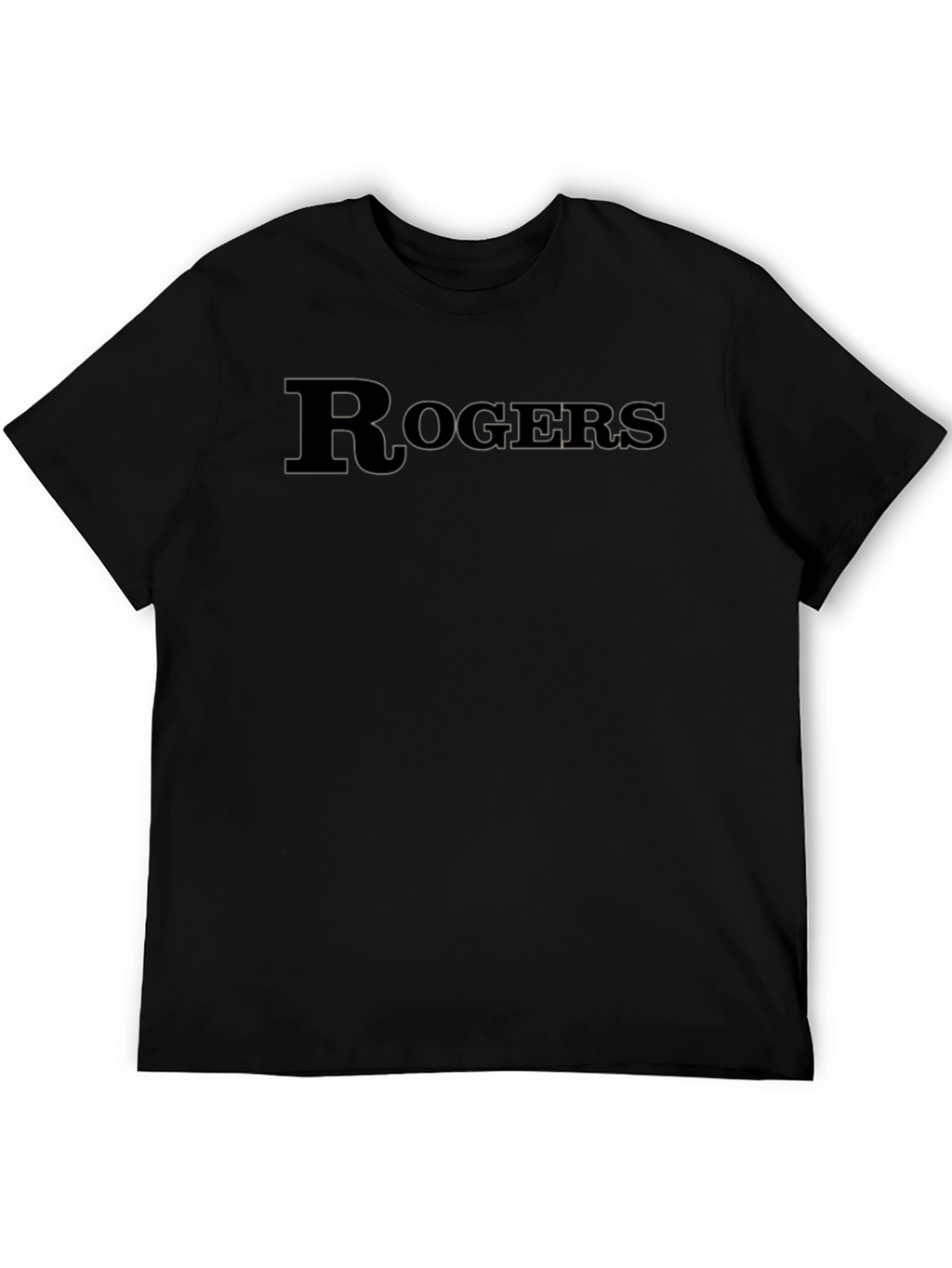 Rogers Black Graphic Tee - Classic Style