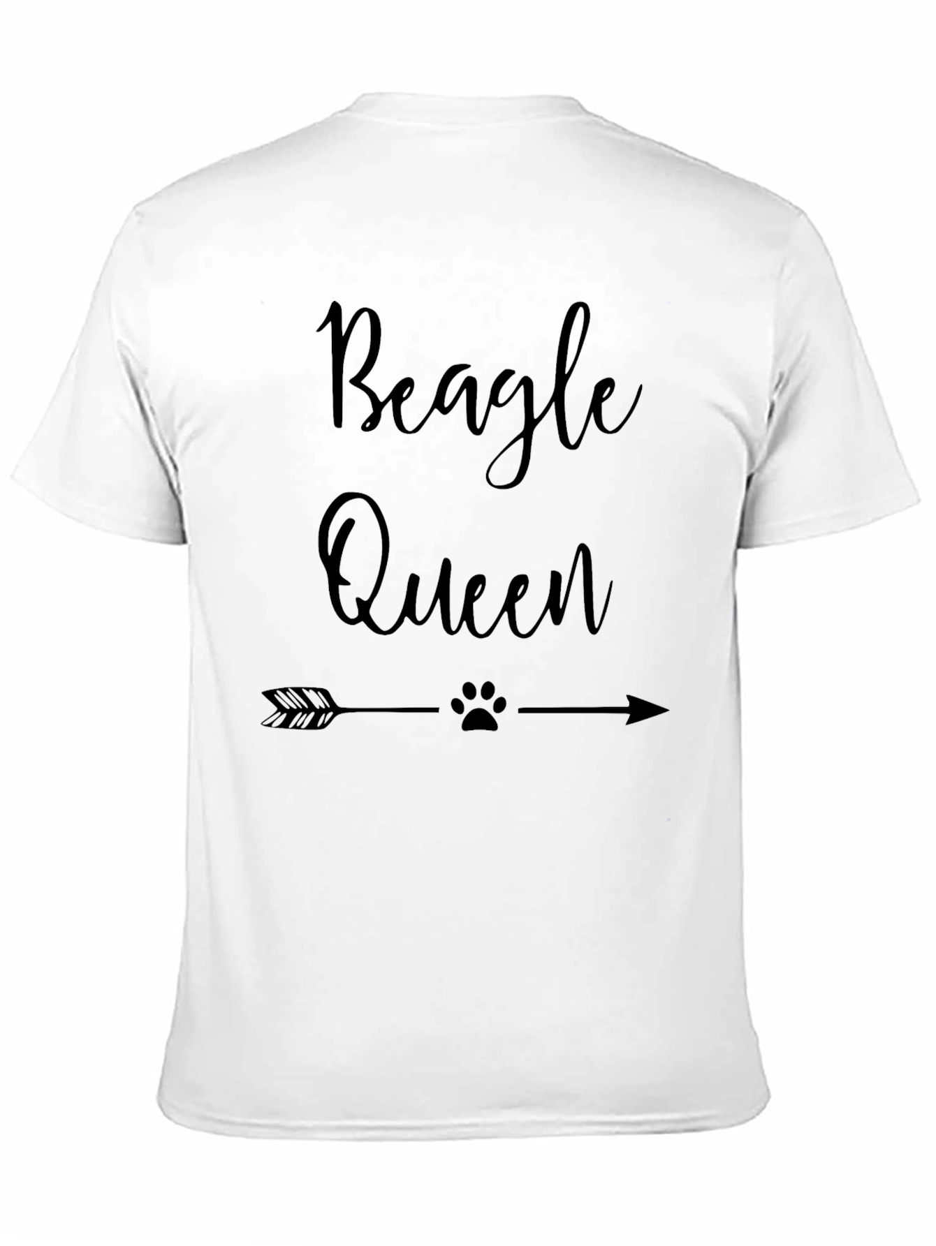 Beagle Queen Graphic Tee - Arrow Dog Lover Shirt