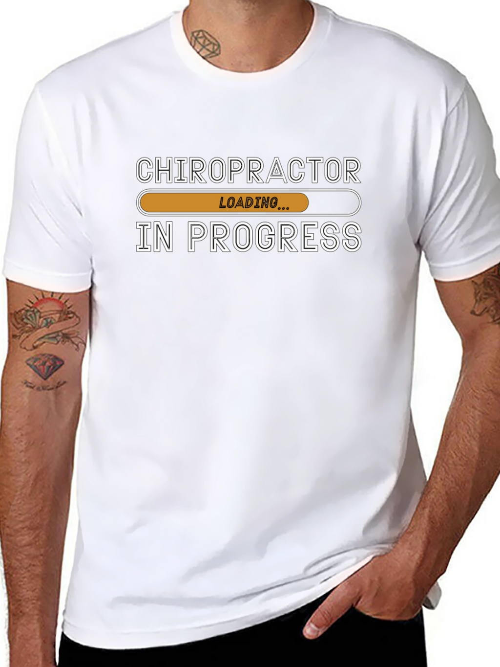 Chiropractor In Progress T-Shirt - Funny Student Tee