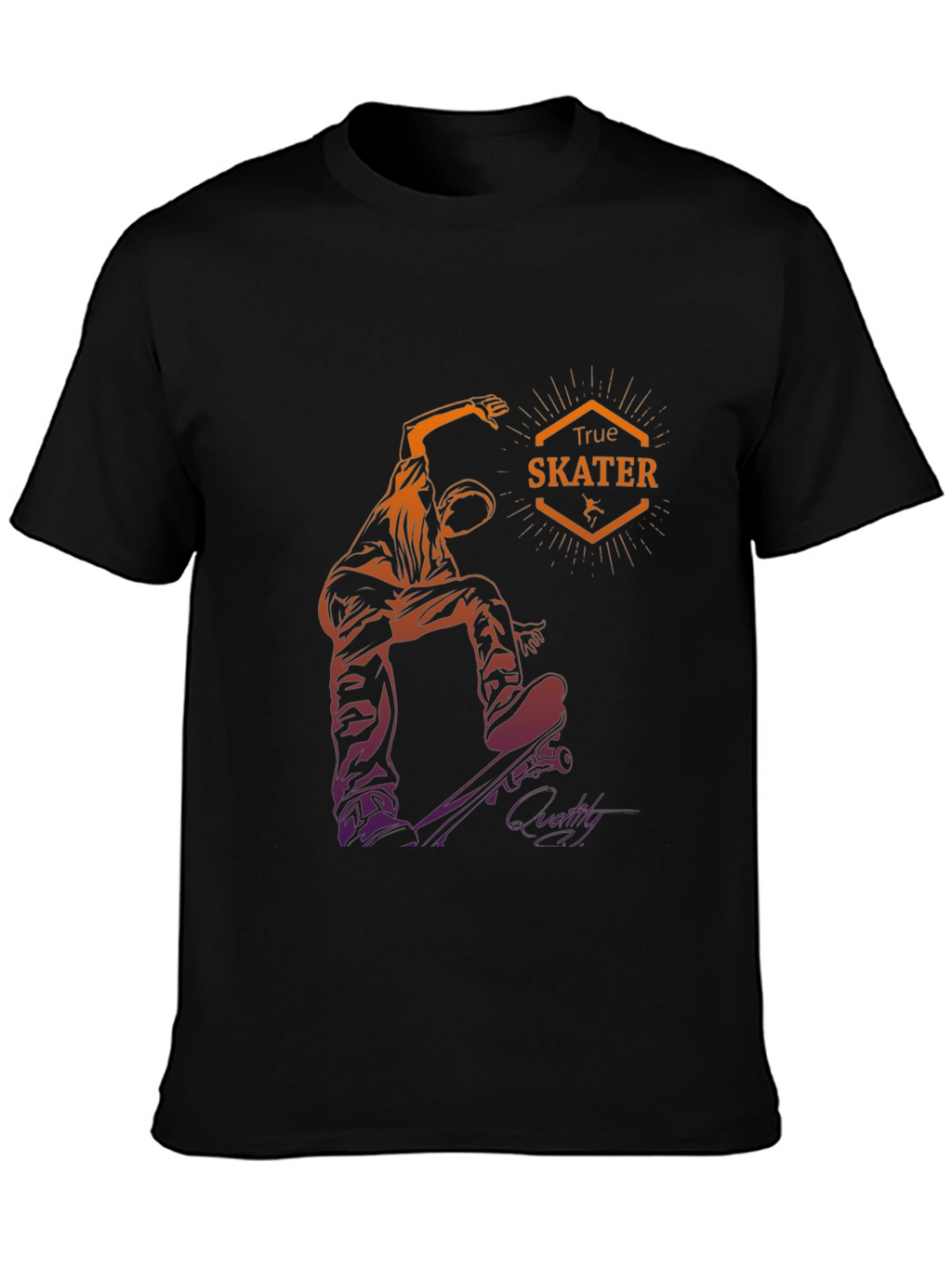 True Skater Graphic Tee - Urban Style