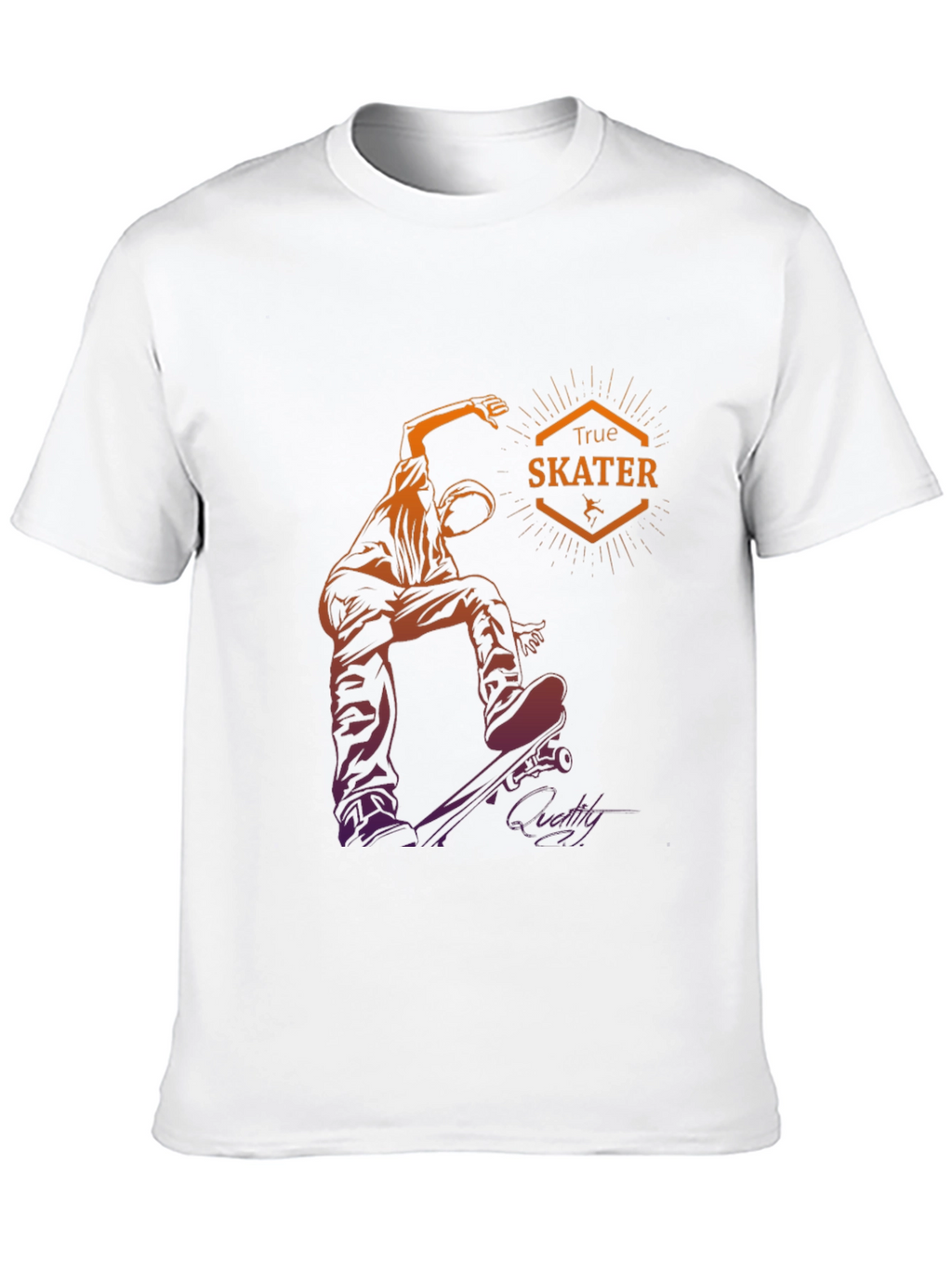 True Skater Graphic Tee - Urban Style