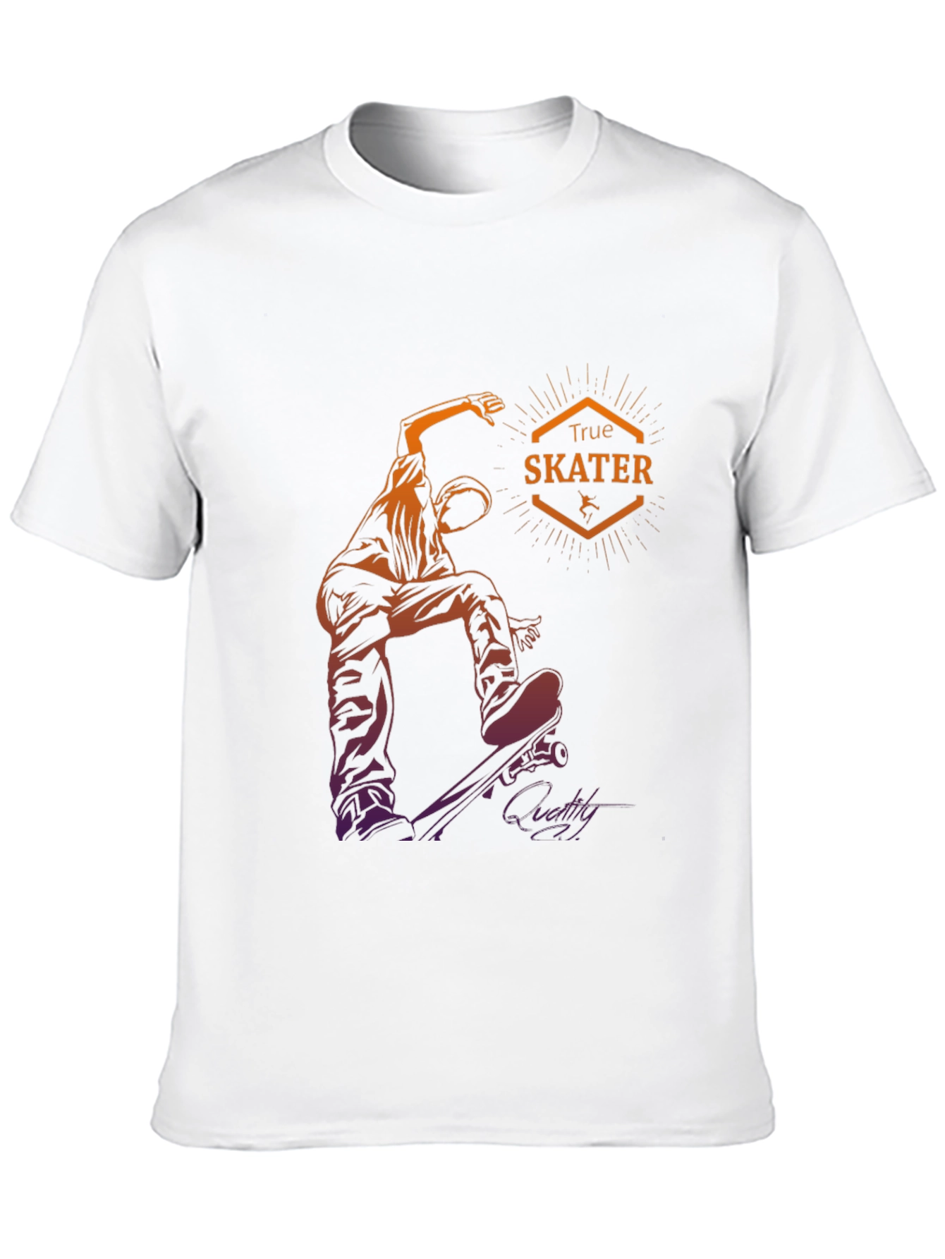 True Skater Graphic Tee - Urban Style