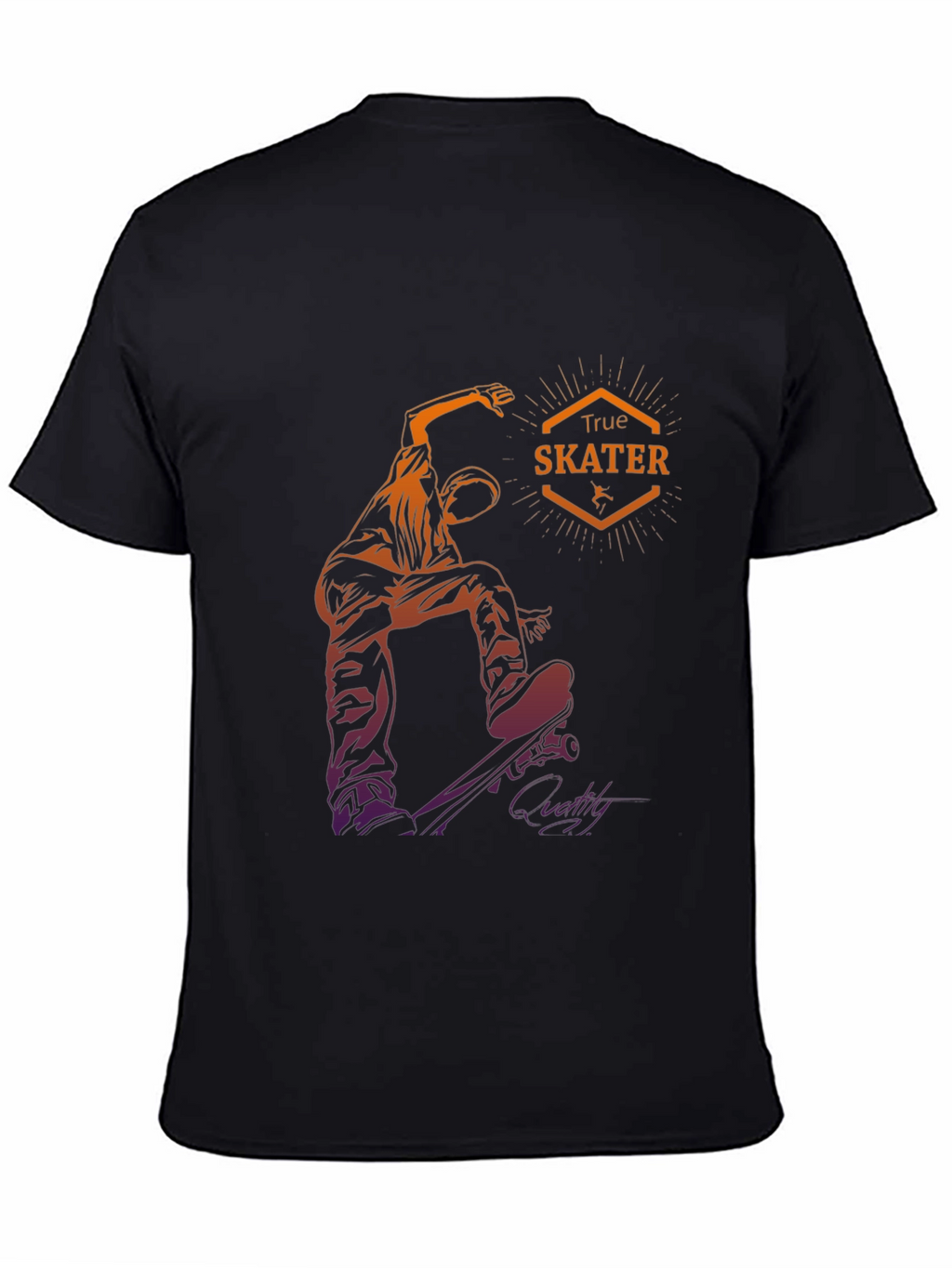 True Skater Graphic Tee - Urban Style