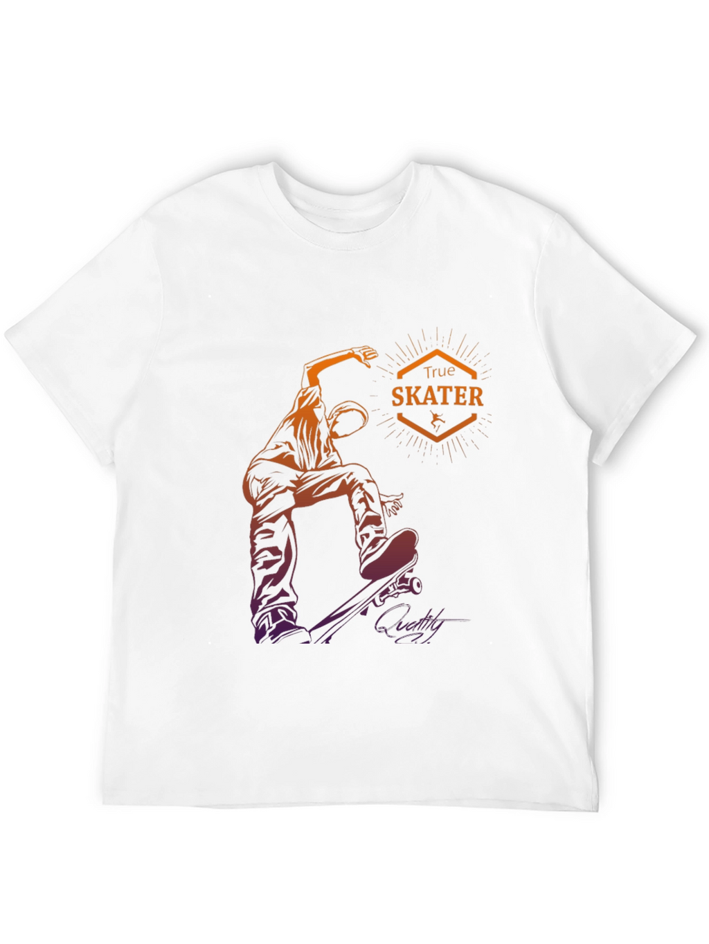 True Skater Graphic Tee - Urban Style