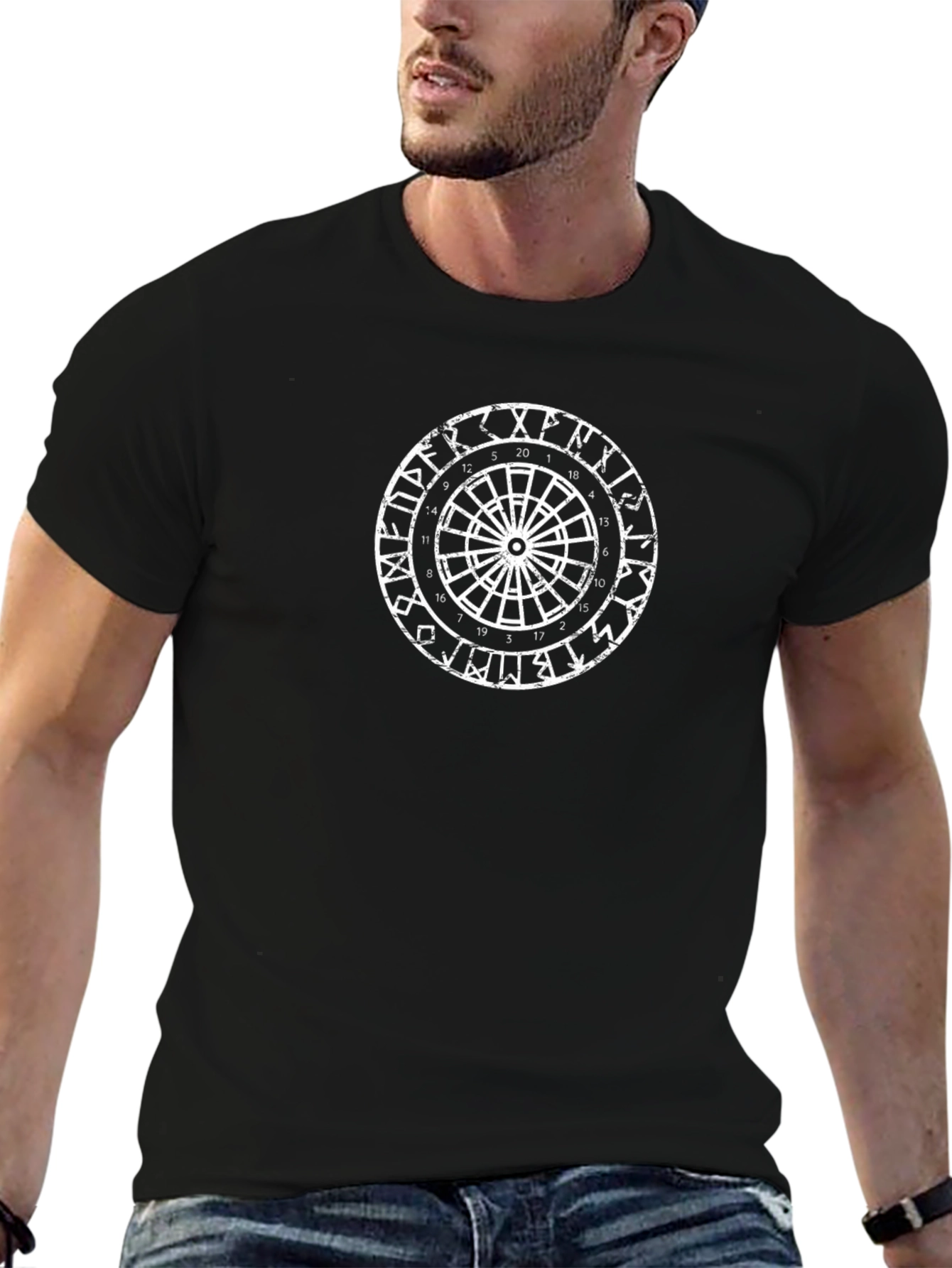 Runic Wheel T-Shirt - Viking Style