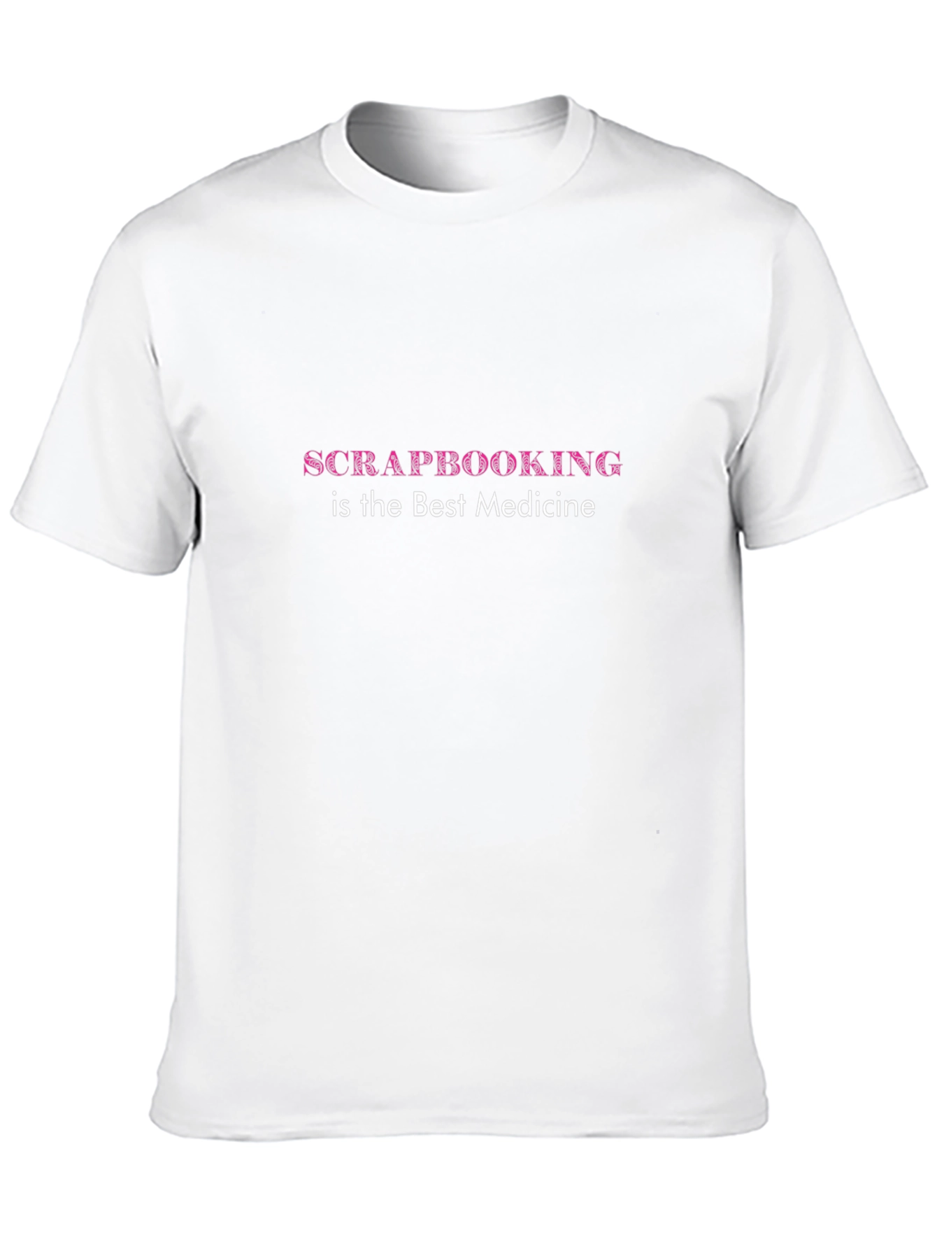 Scrapbooking Medicine Black T-Shirt
