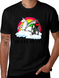 Death Metal Unicorn Grim Reaper T-Shirt