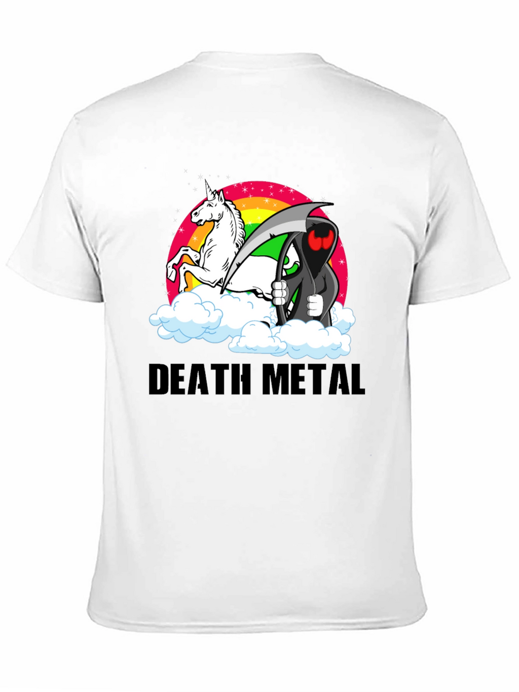 Death Metal Unicorn Grim Reaper T-Shirt