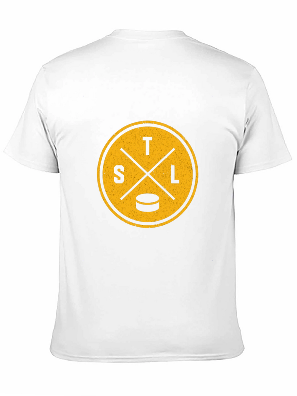 STL Hockey Graphic Tee - Black Cotton Blend