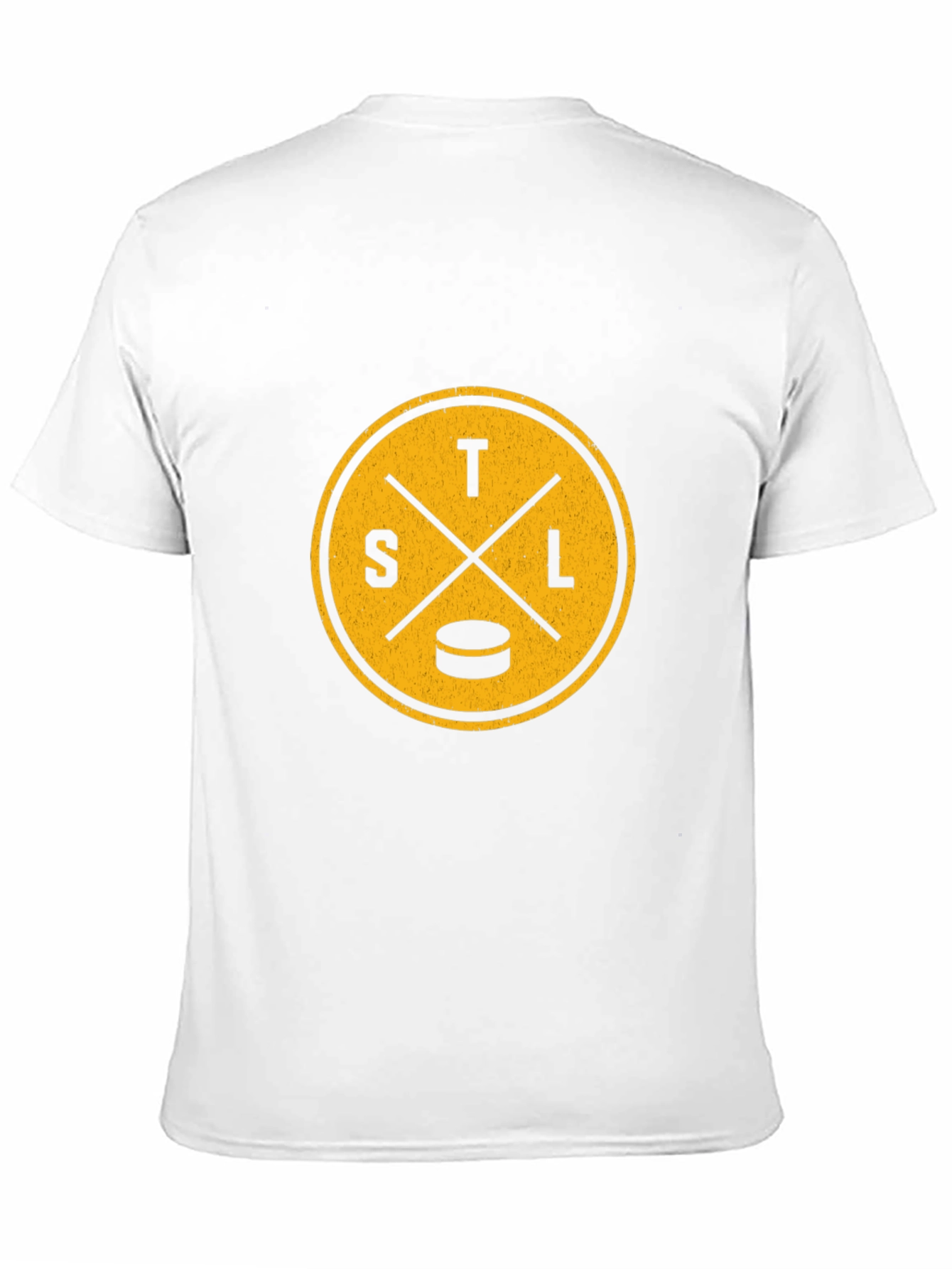 STL Hockey Graphic Tee - Black Cotton Blend