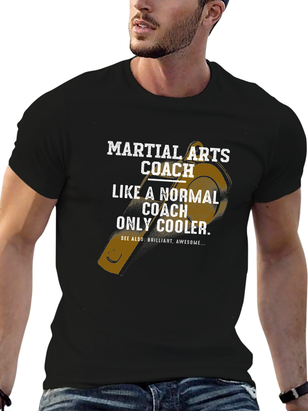 Martial Arts Coach T-Shirt - Cool Coach Design
