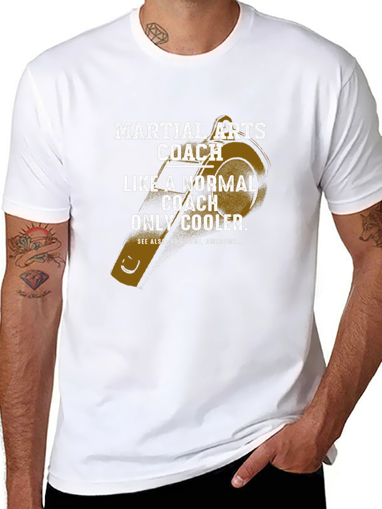 Martial Arts Coach T-Shirt - Cool Coach Design