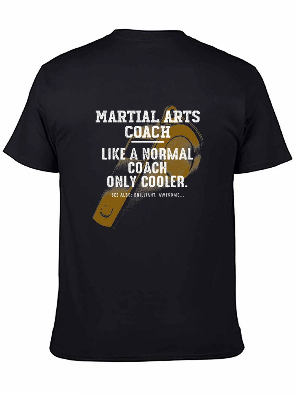Martial Arts Coach T-Shirt - Cool Coach Design