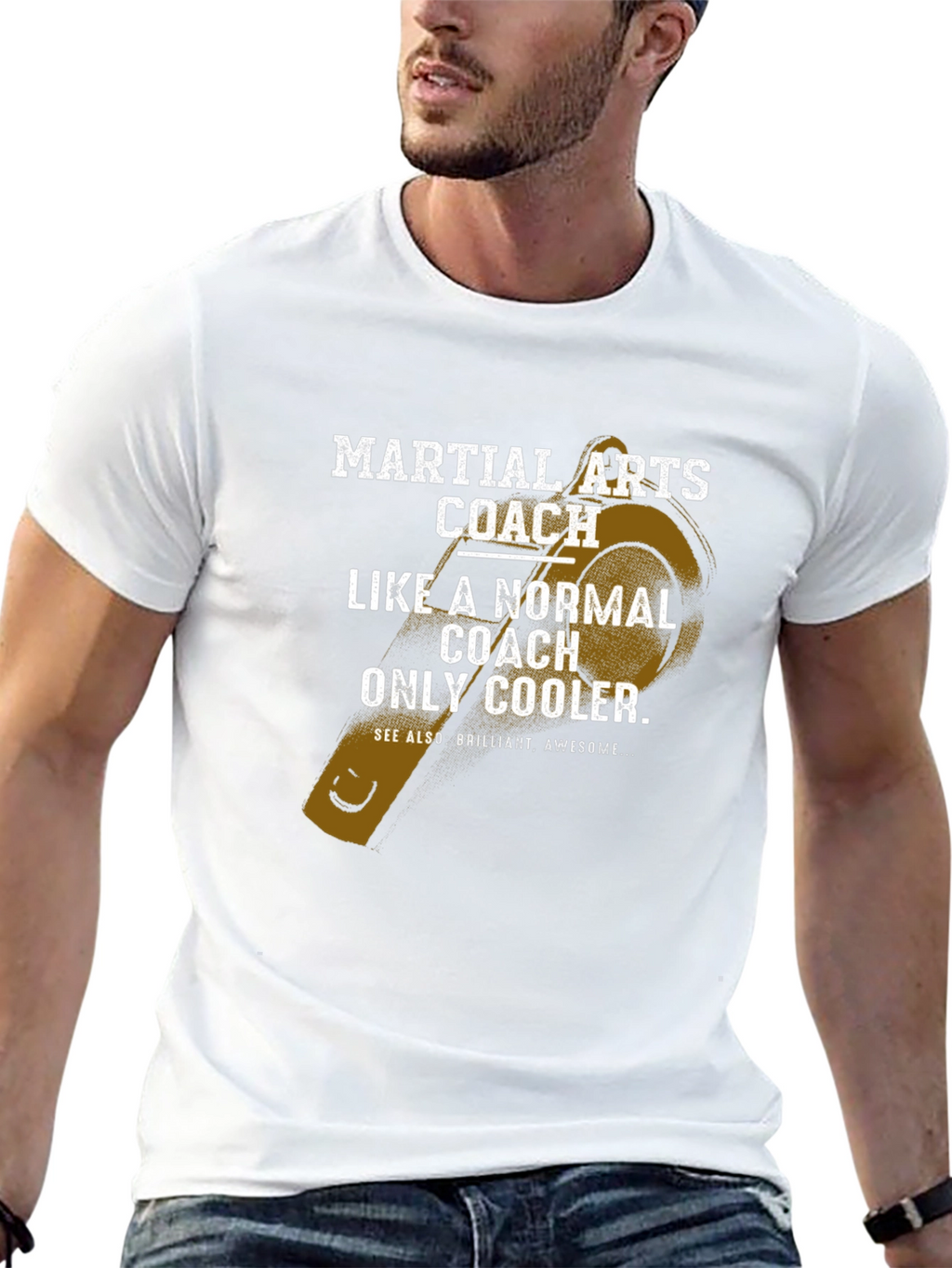 Martial Arts Coach T-Shirt - Cool Coach Design