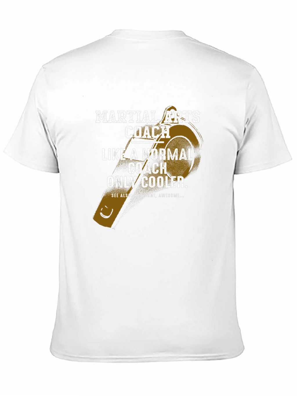 Martial Arts Coach T-Shirt - Cool Coach Design