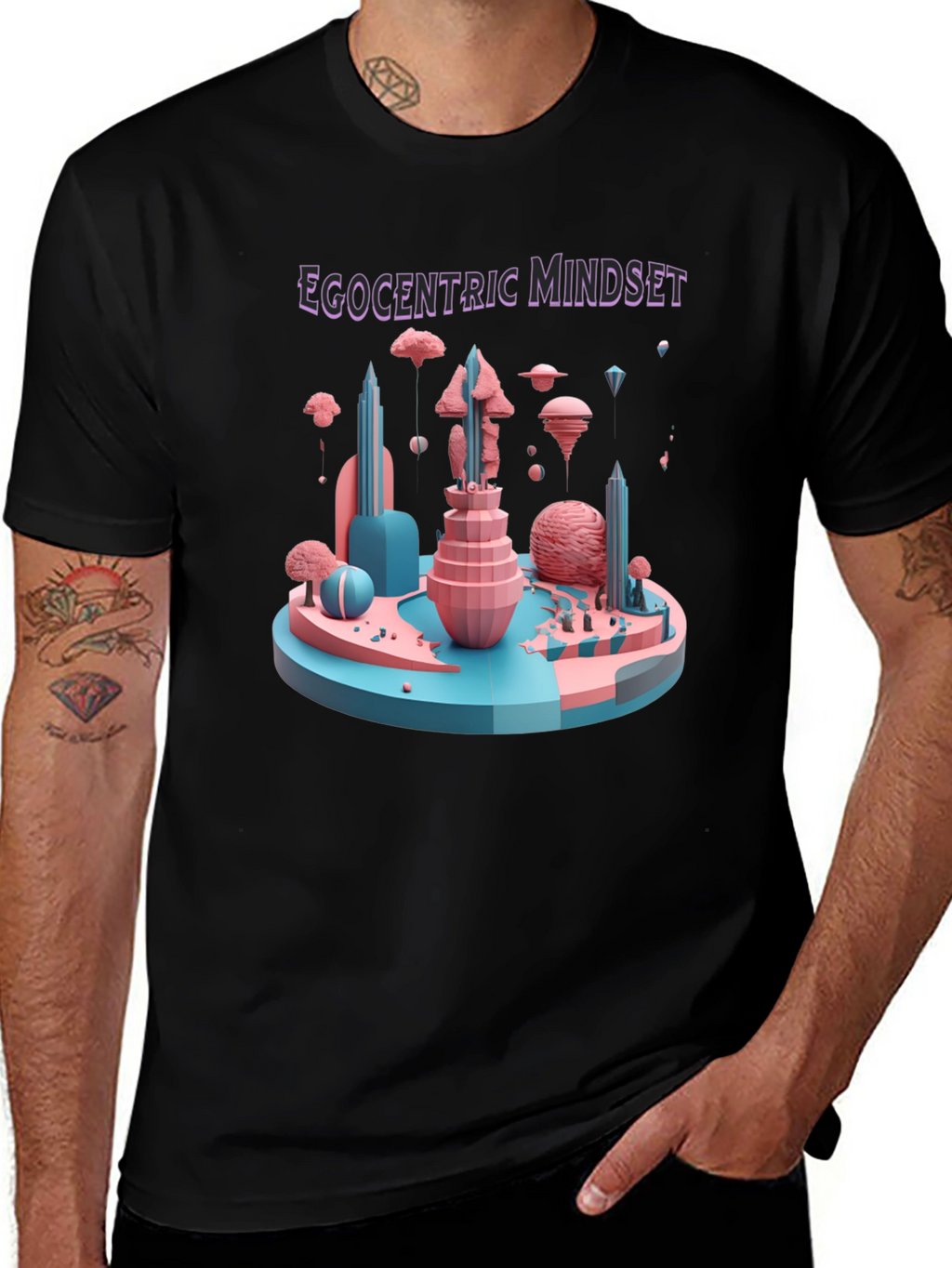 Egocentric Mindset Graphic Tee