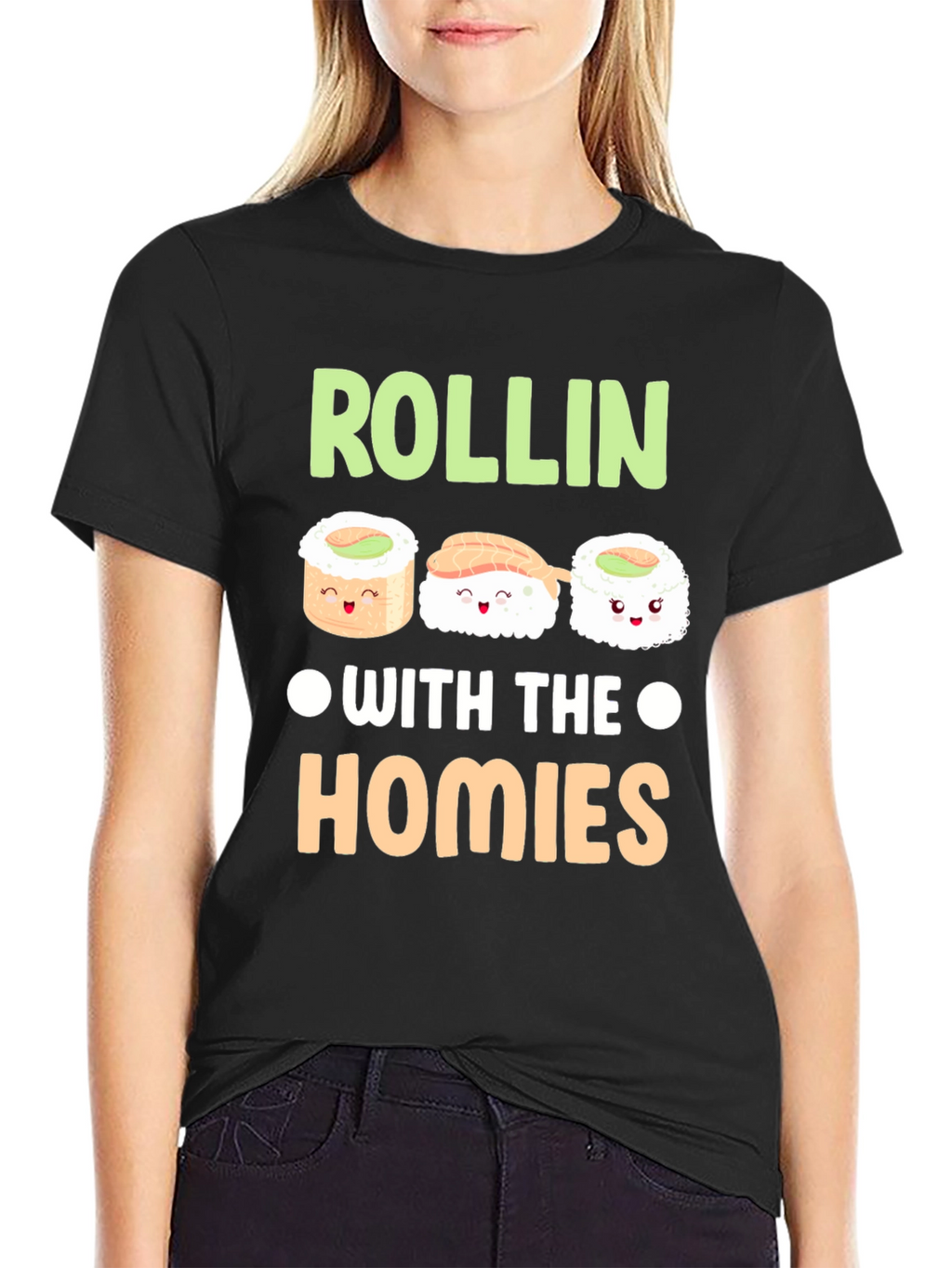 Rollin with the Homies Sushi T-Shirt